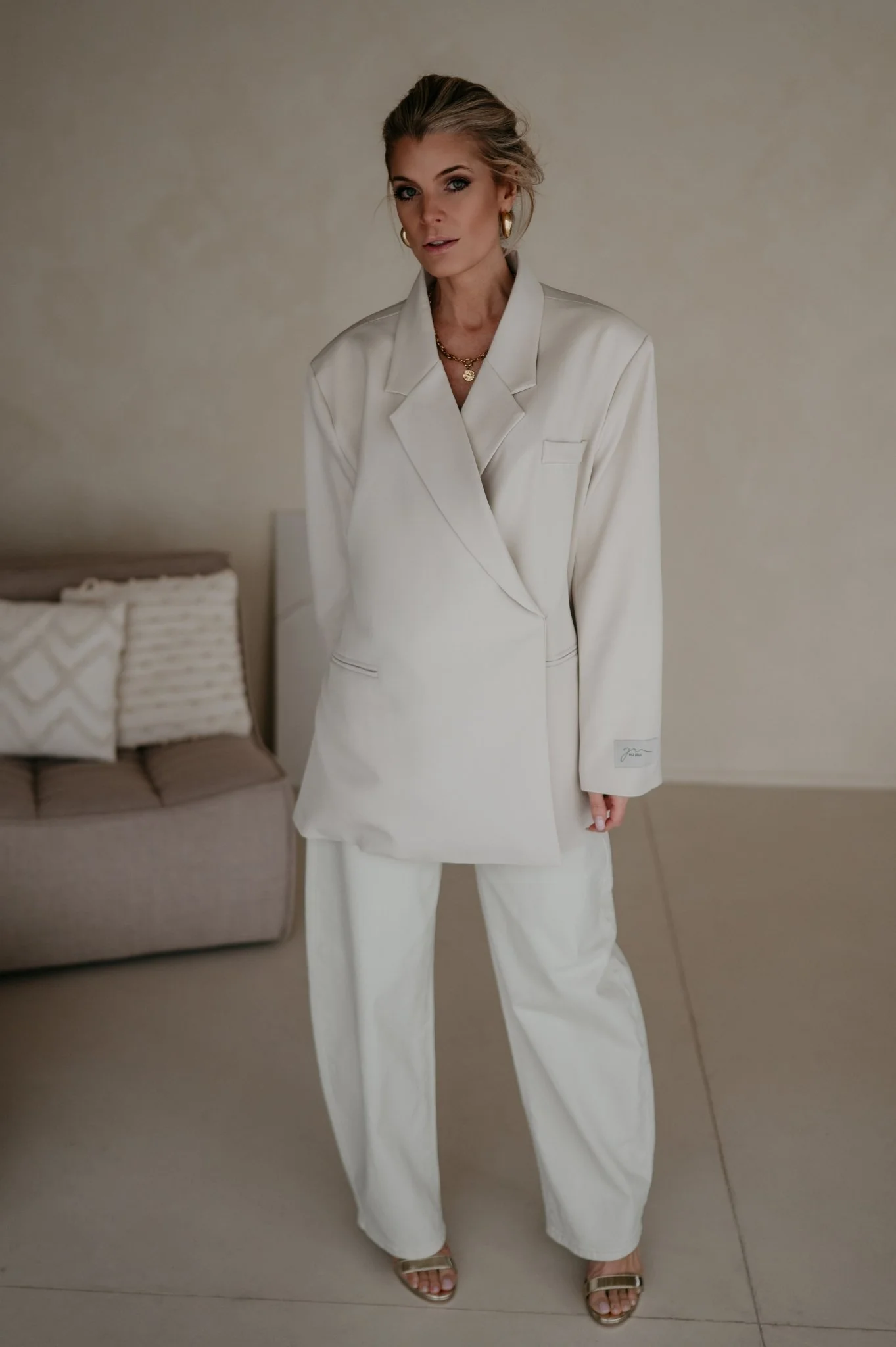 Rabbrivo blazer I Beige - Image 15