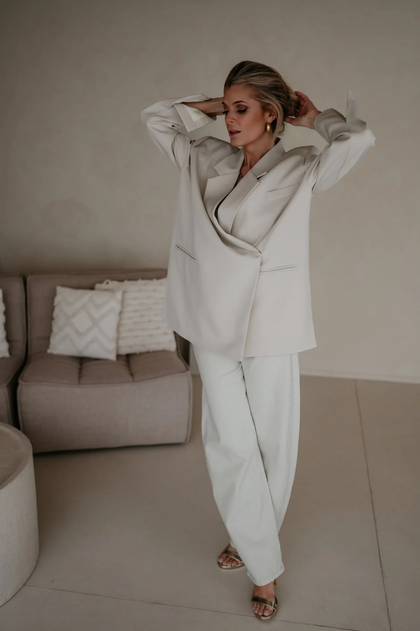 Rabbrivo blazer I Beige - Image 16
