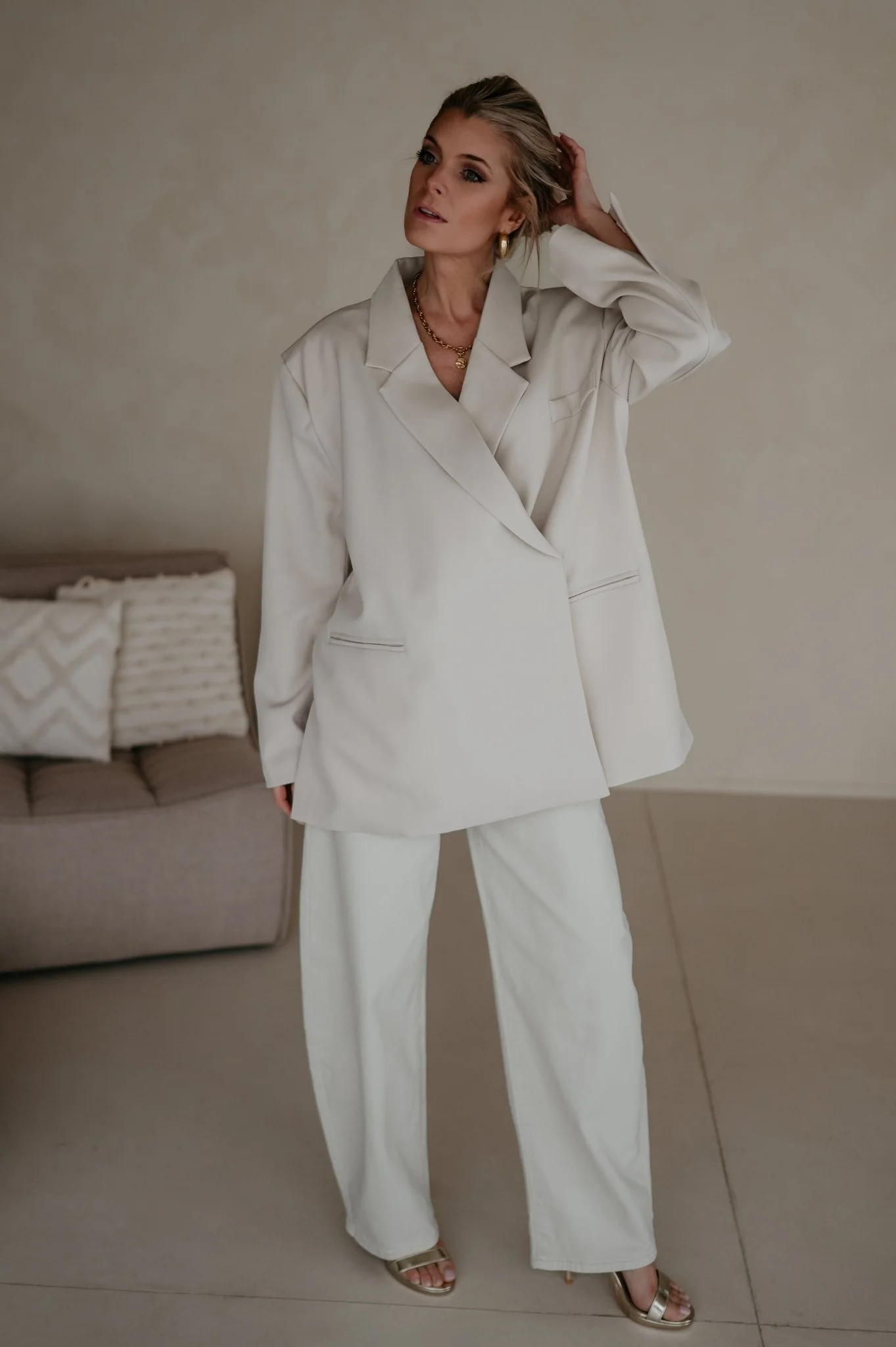 Rabbrivo blazer I Beige - Image 20
