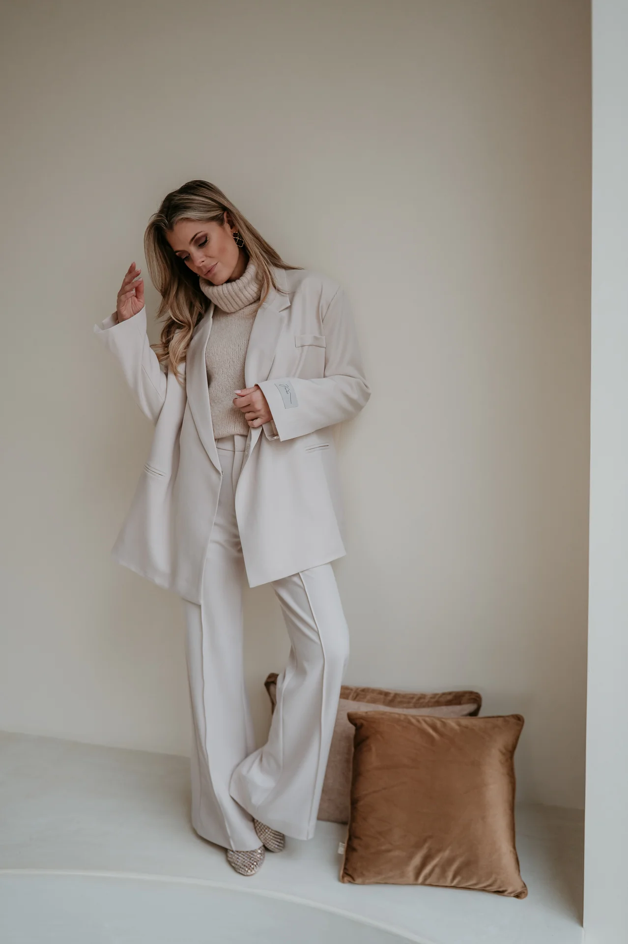 Rabbrivo blazer I Beige - Image 21