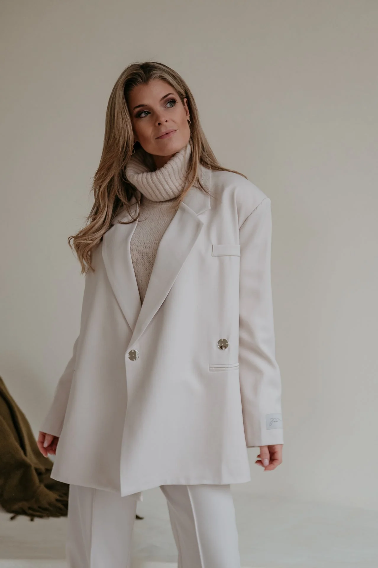 Rabbrivo blazer I Beige - Image 22