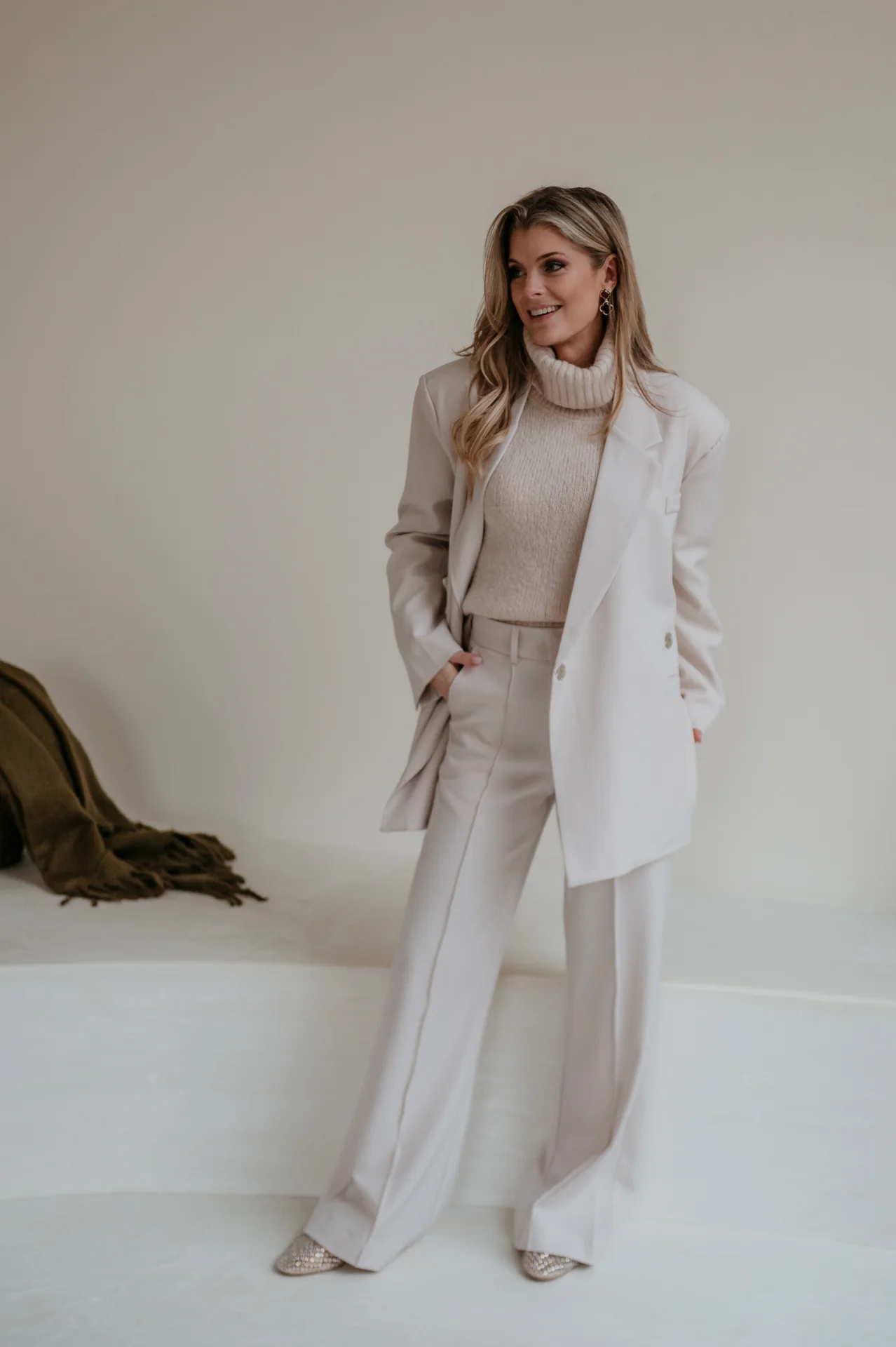 Rabbrivo blazer I Beige - Image 24