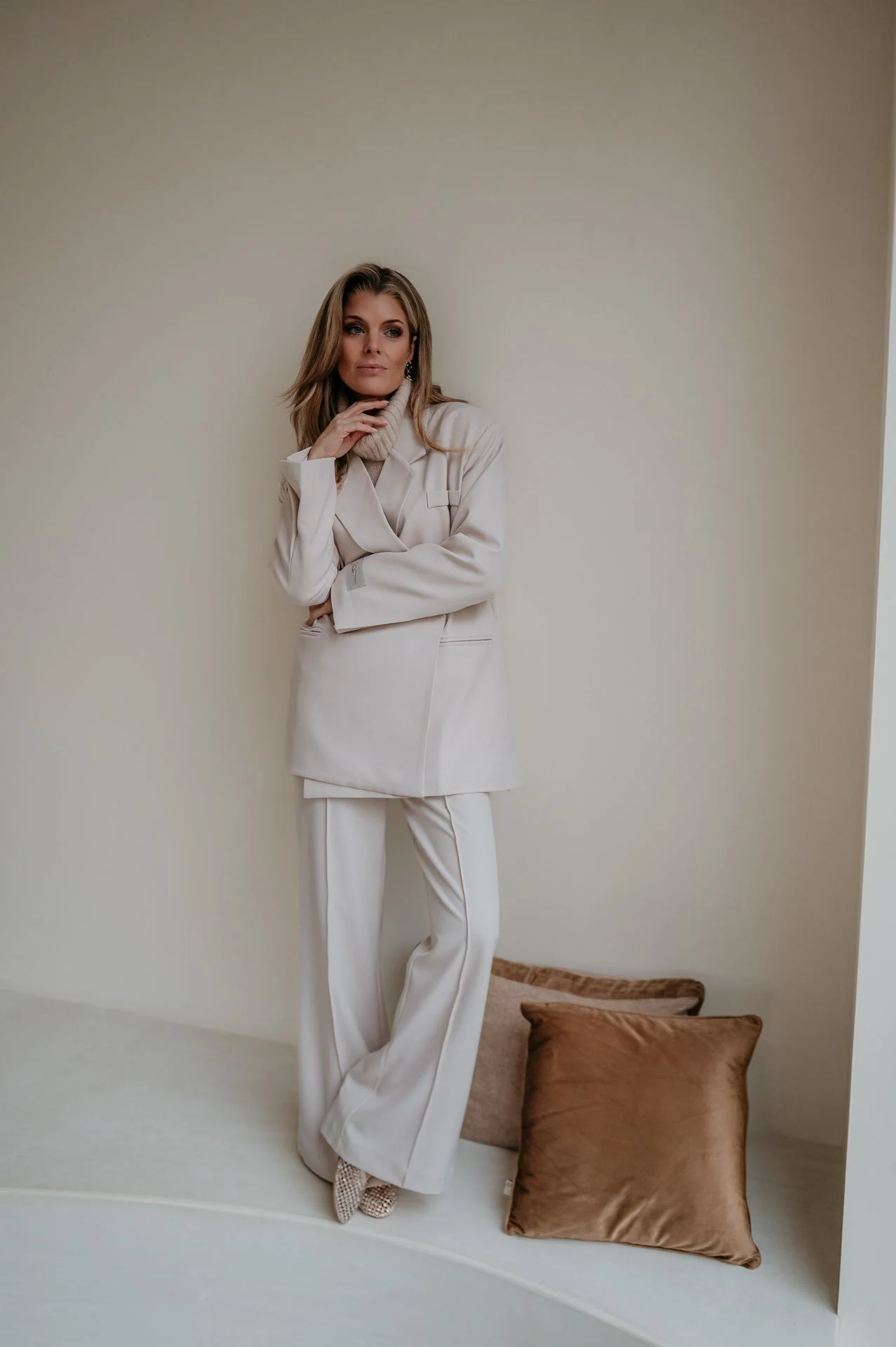 Rabbrivo blazer I Beige - Image 25
