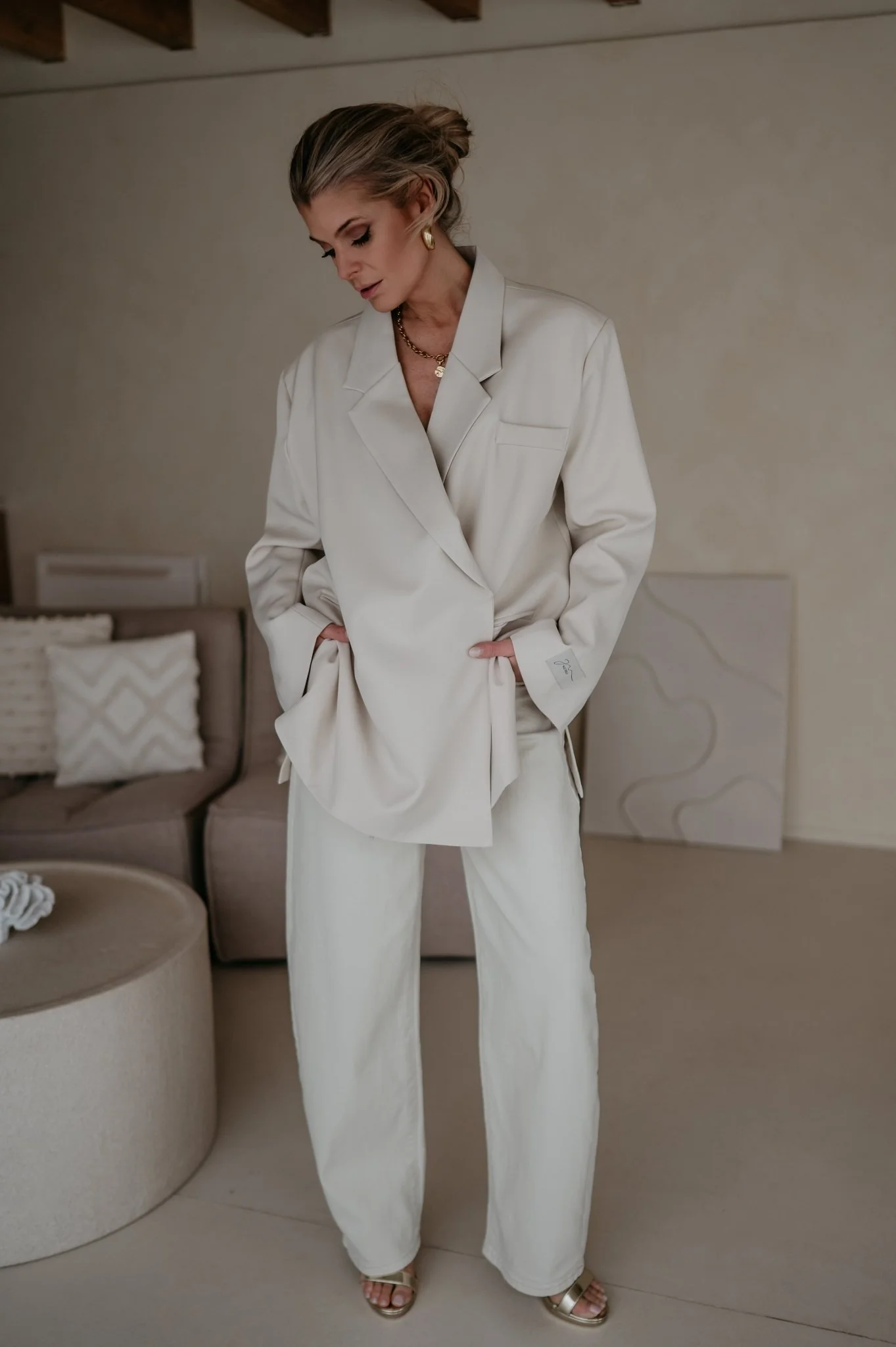 Rabbrivo blazer I Beige - Image 3