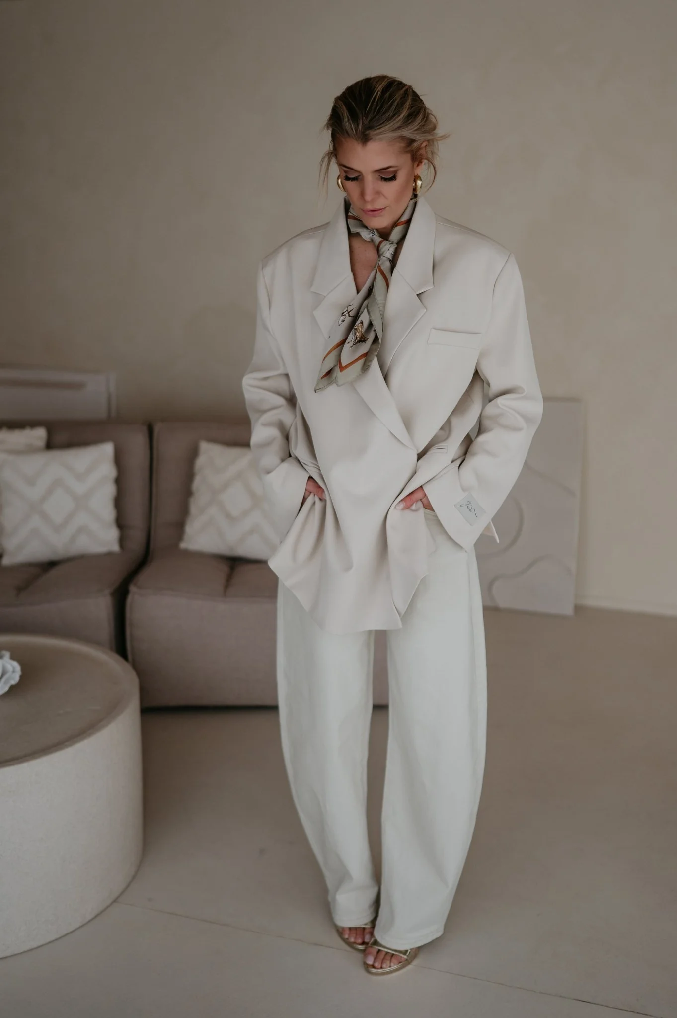 Rabbrivo blazer I Beige - Image 4