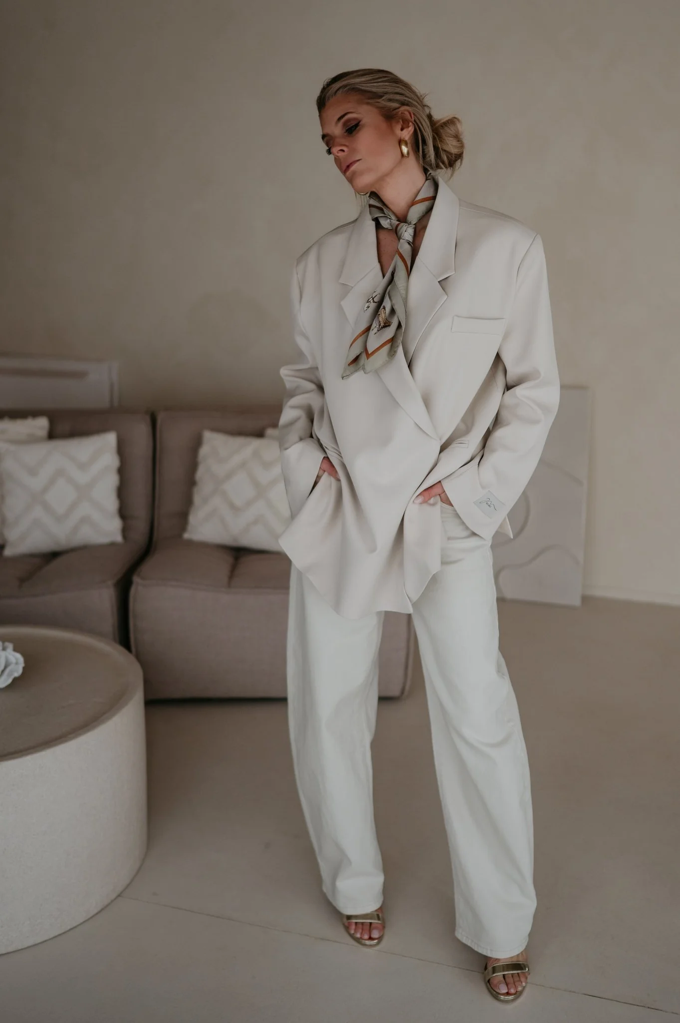 Rabbrivo blazer I Beige - Image 5
