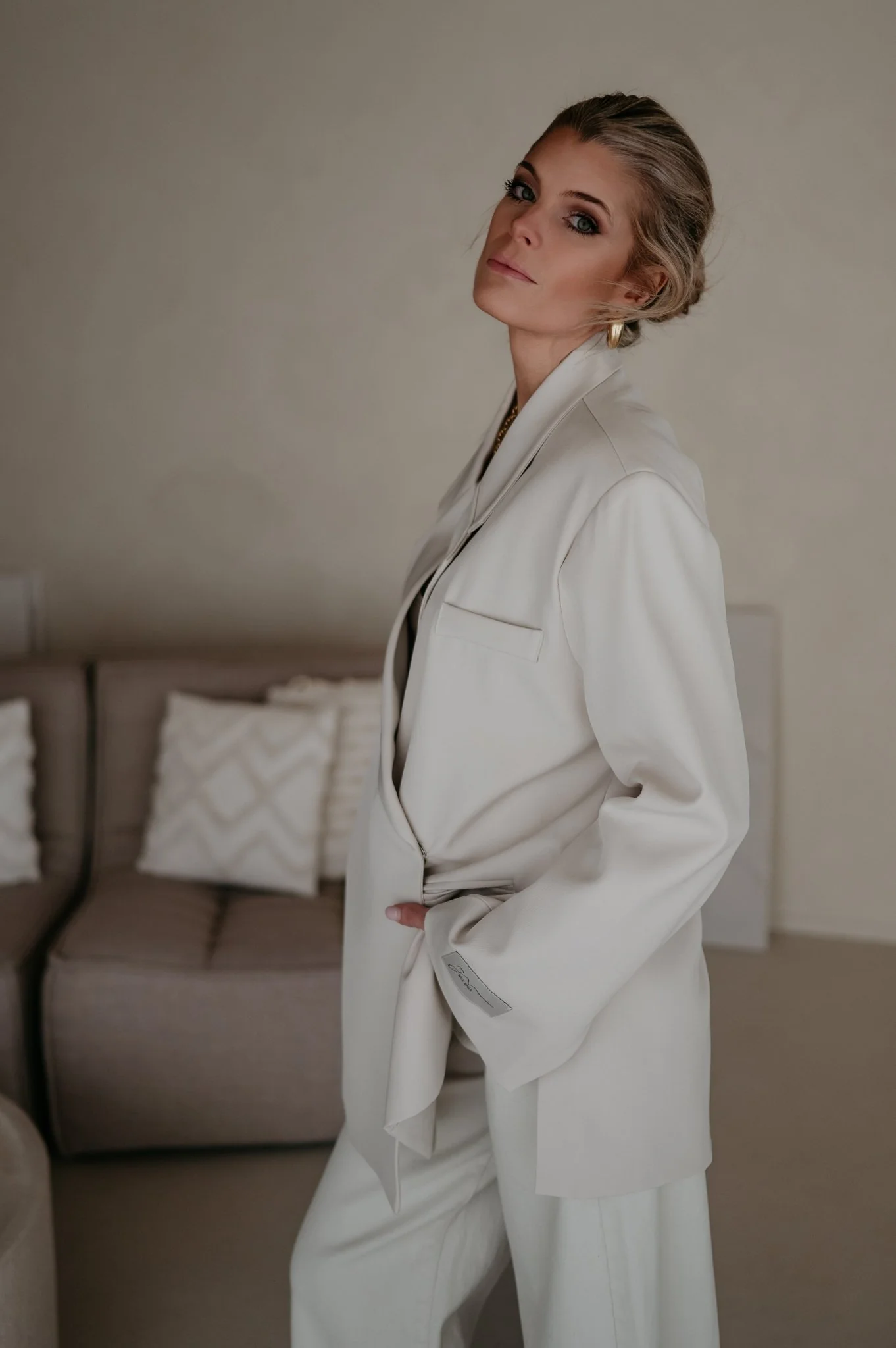 Rabbrivo blazer I Beige - Image 8
