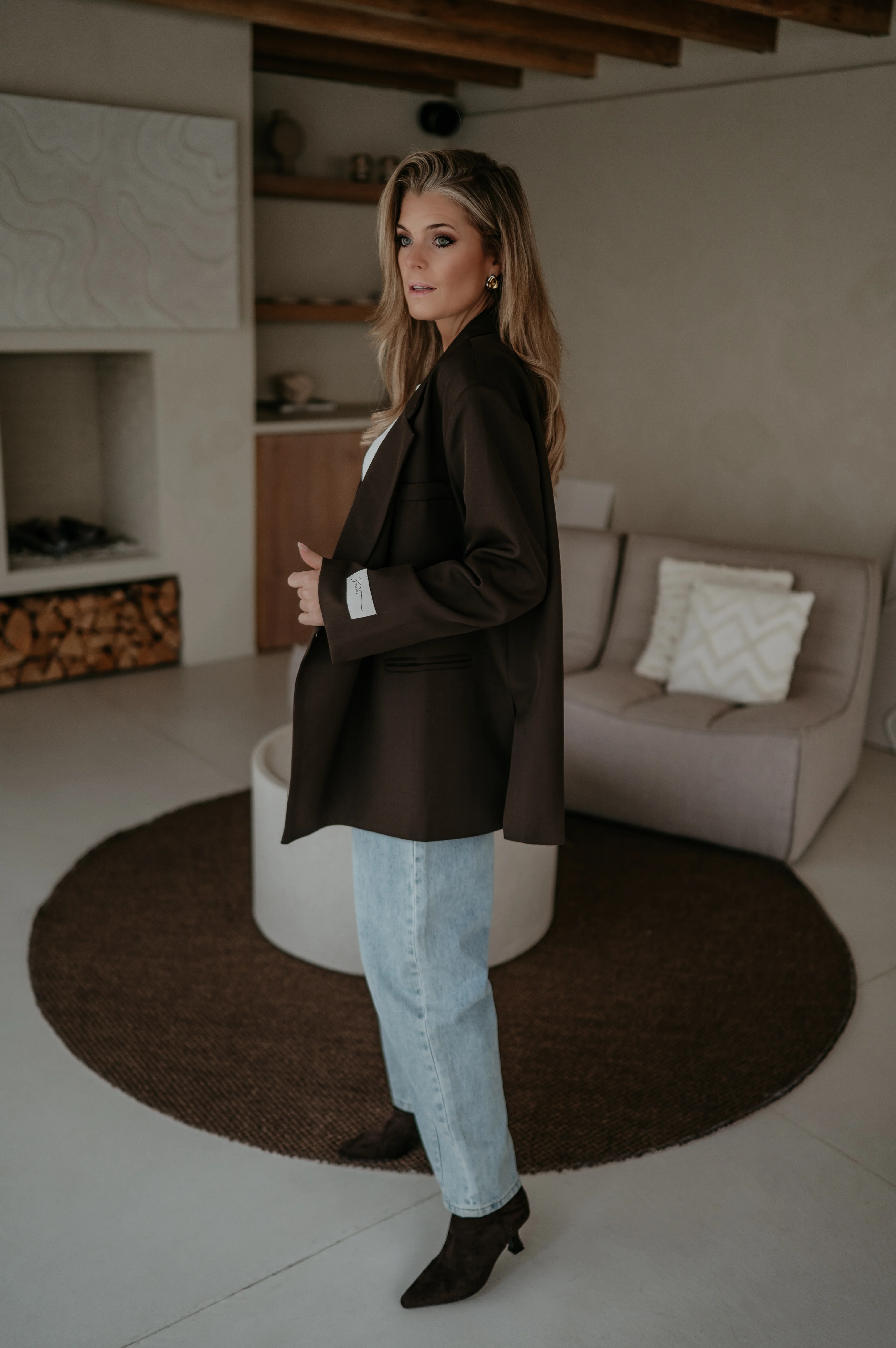 Rabbrivo blazer I Chocolate Brown - Image 15