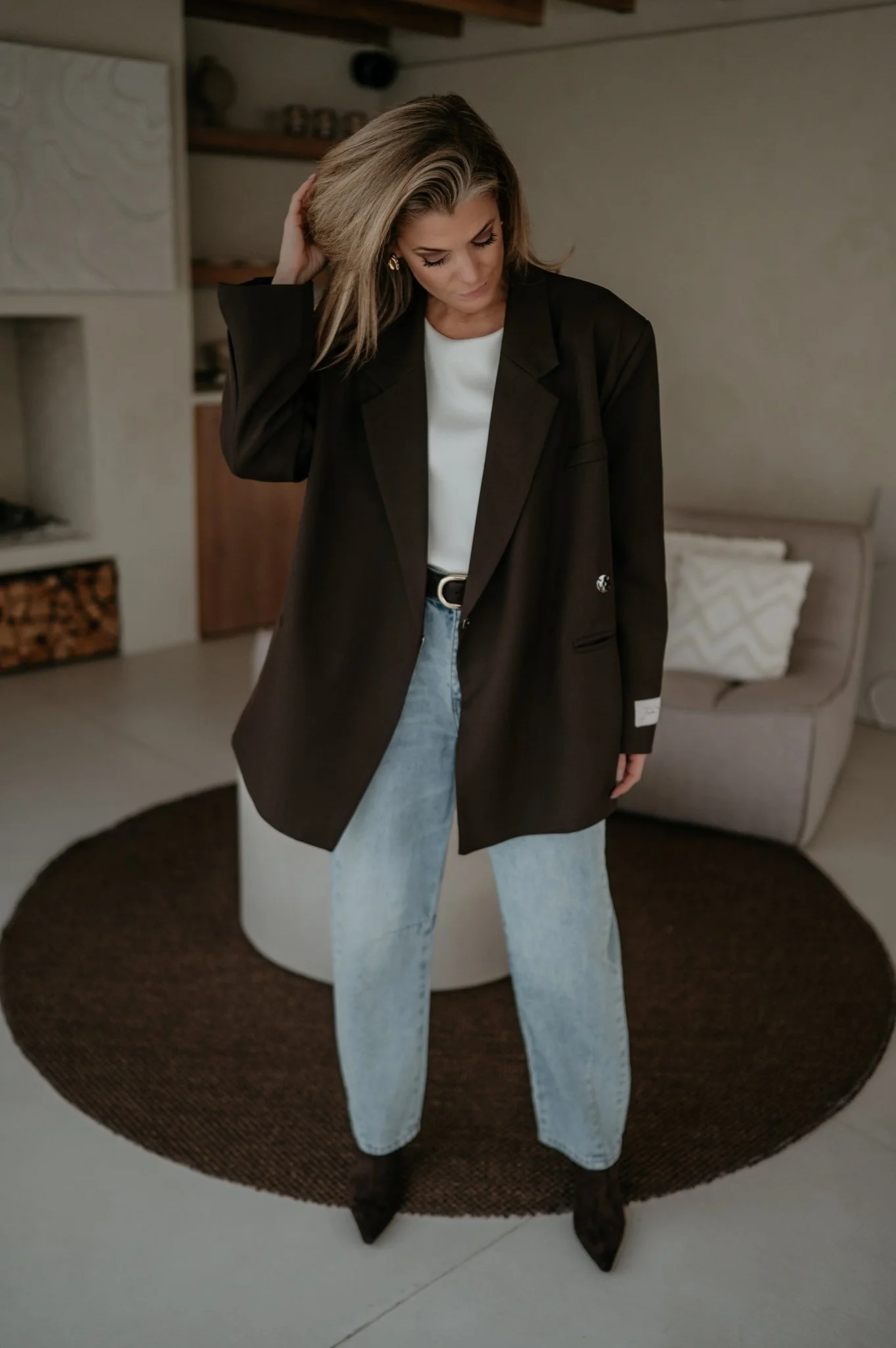 Rabbrivo blazer I Chocolate Brown - Image 16