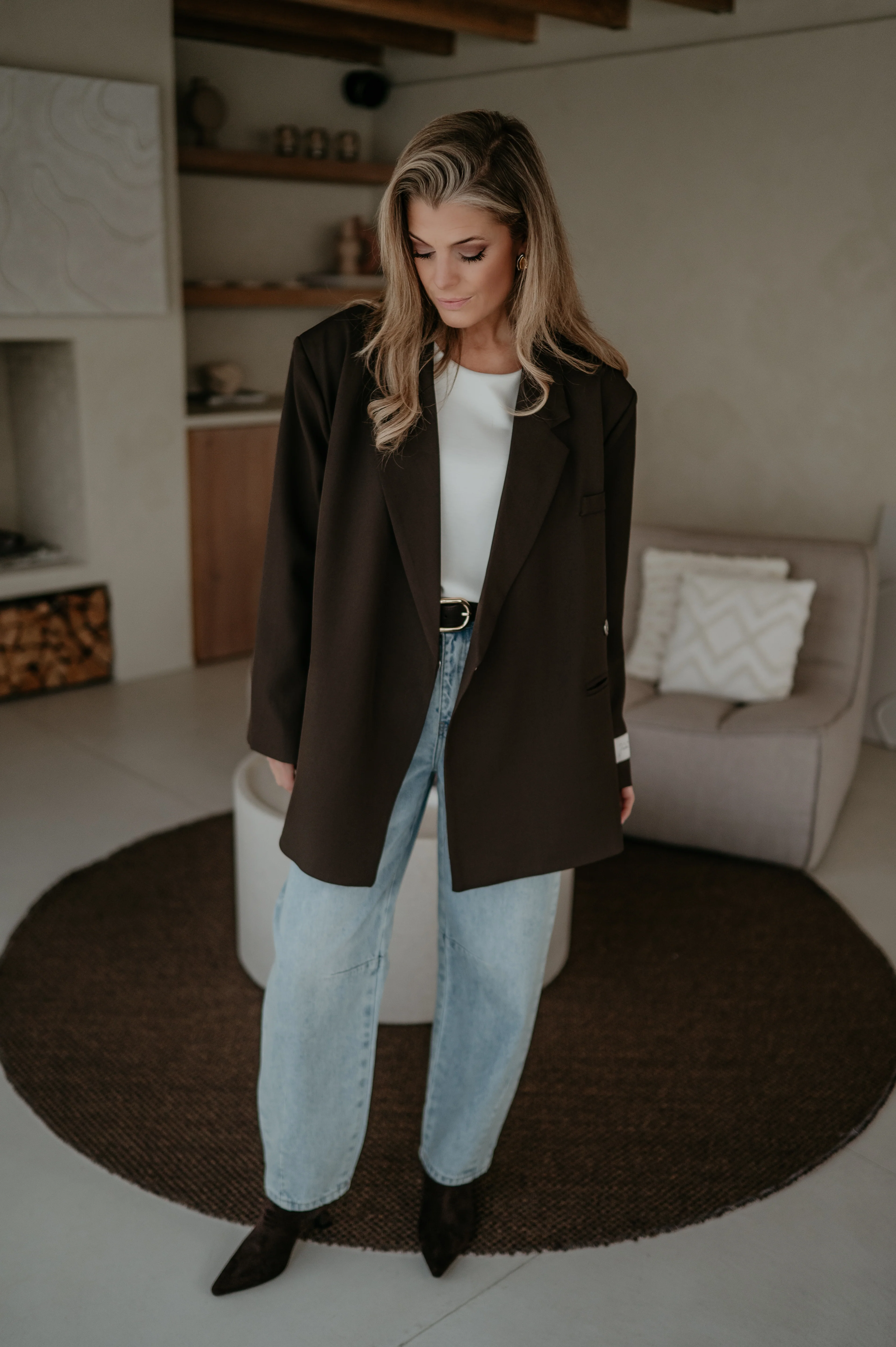 Rabbrivo blazer I Chocolate Brown - Image 17