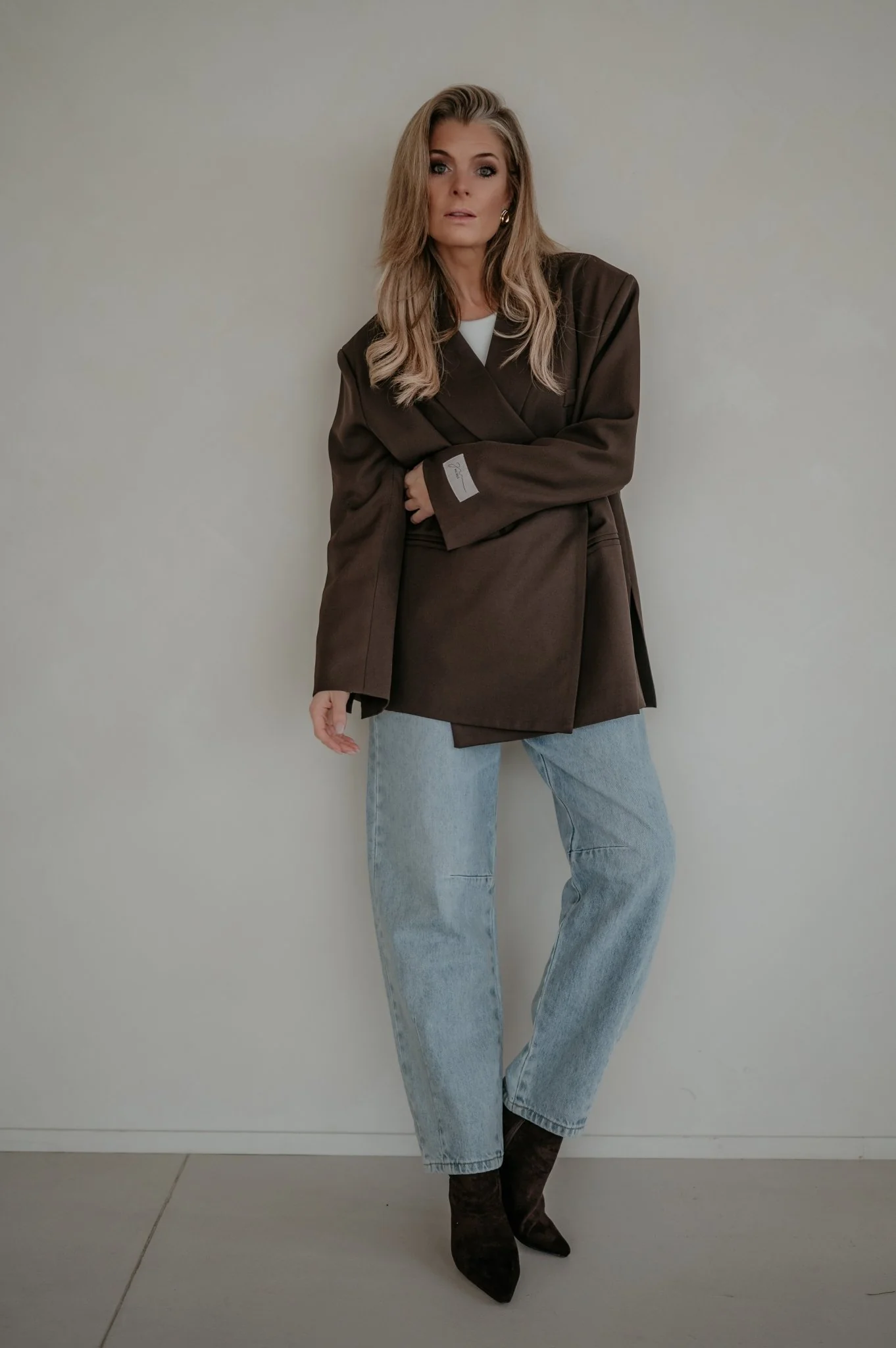 Rabbrivo blazer I Chocolate Brown - Image 3