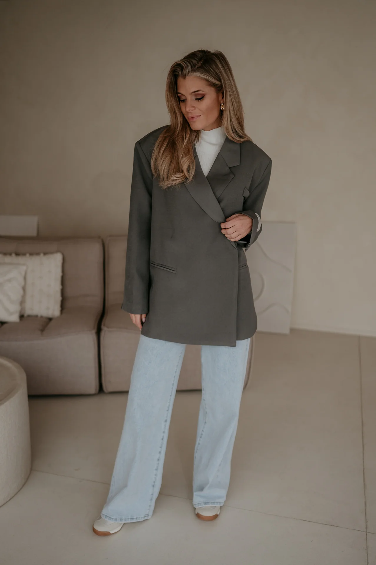 Rabbrivo blazer I Grey - Image 12
