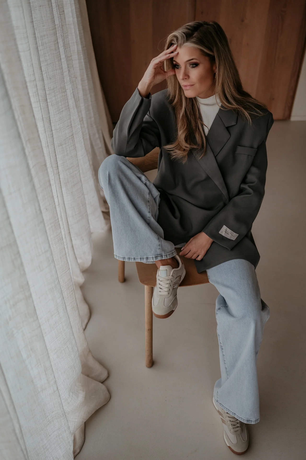 Rabbrivo blazer I Grey - Image 16