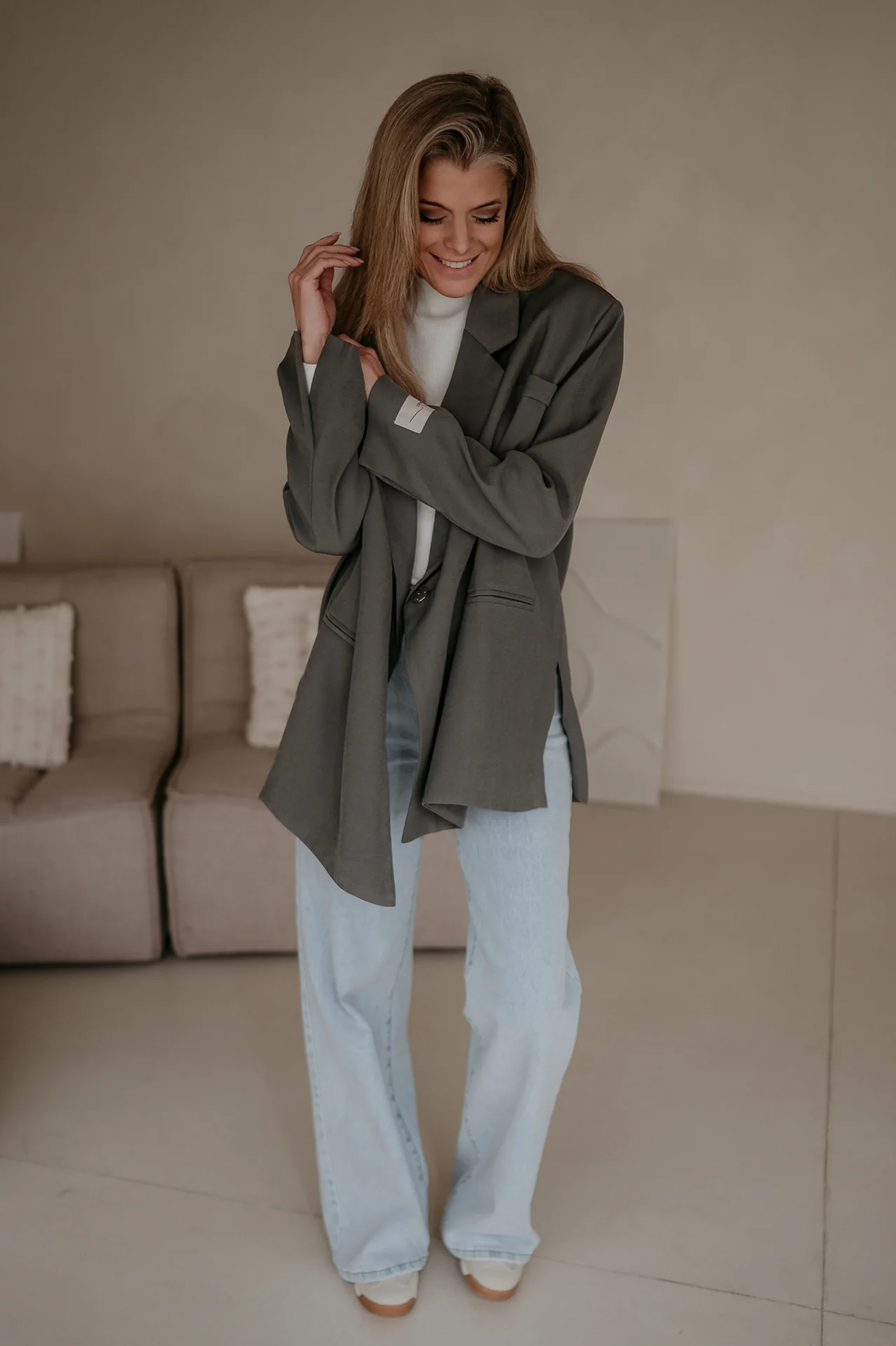 Rabbrivo blazer I Grey - Image 3