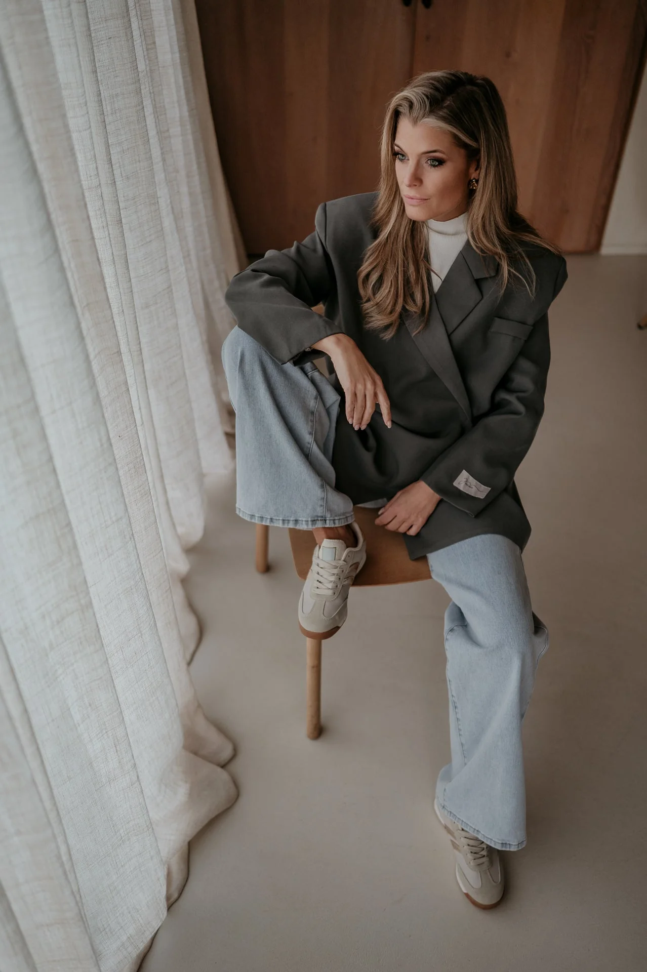 Rabbrivo blazer I Grey - Image 8