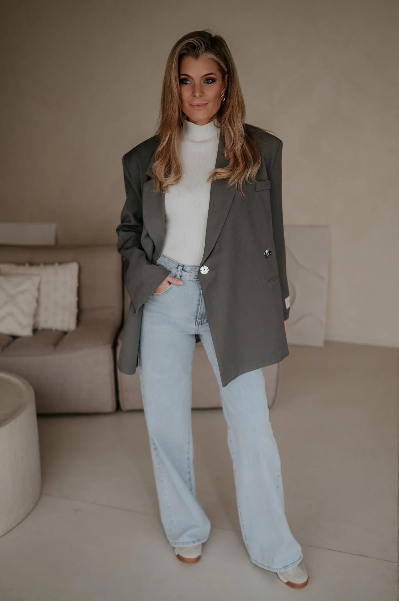 Rabbrivo blazer I Grey - Image 9