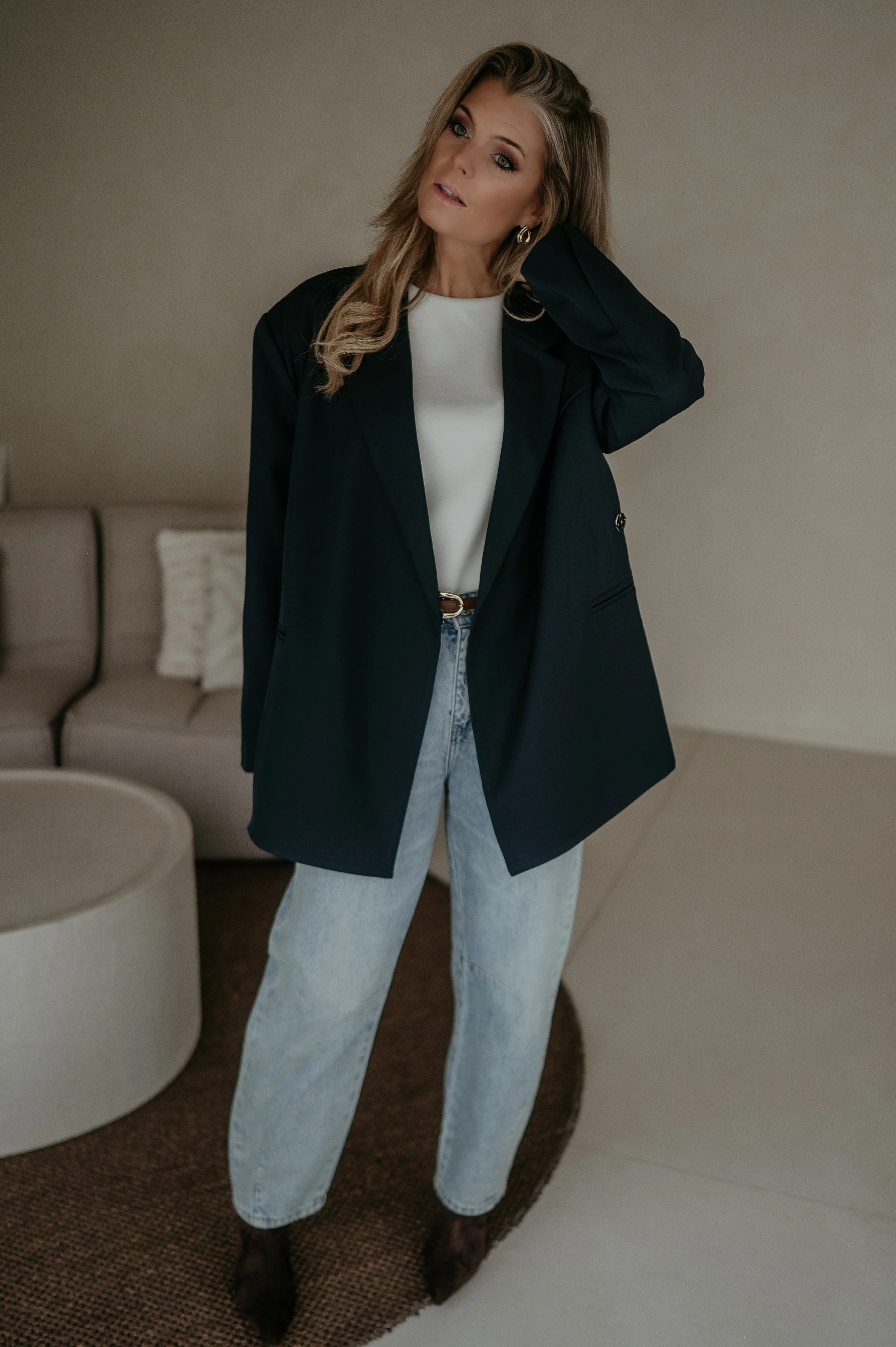 Rabbrivo blazer I Navy Blue - Image 12