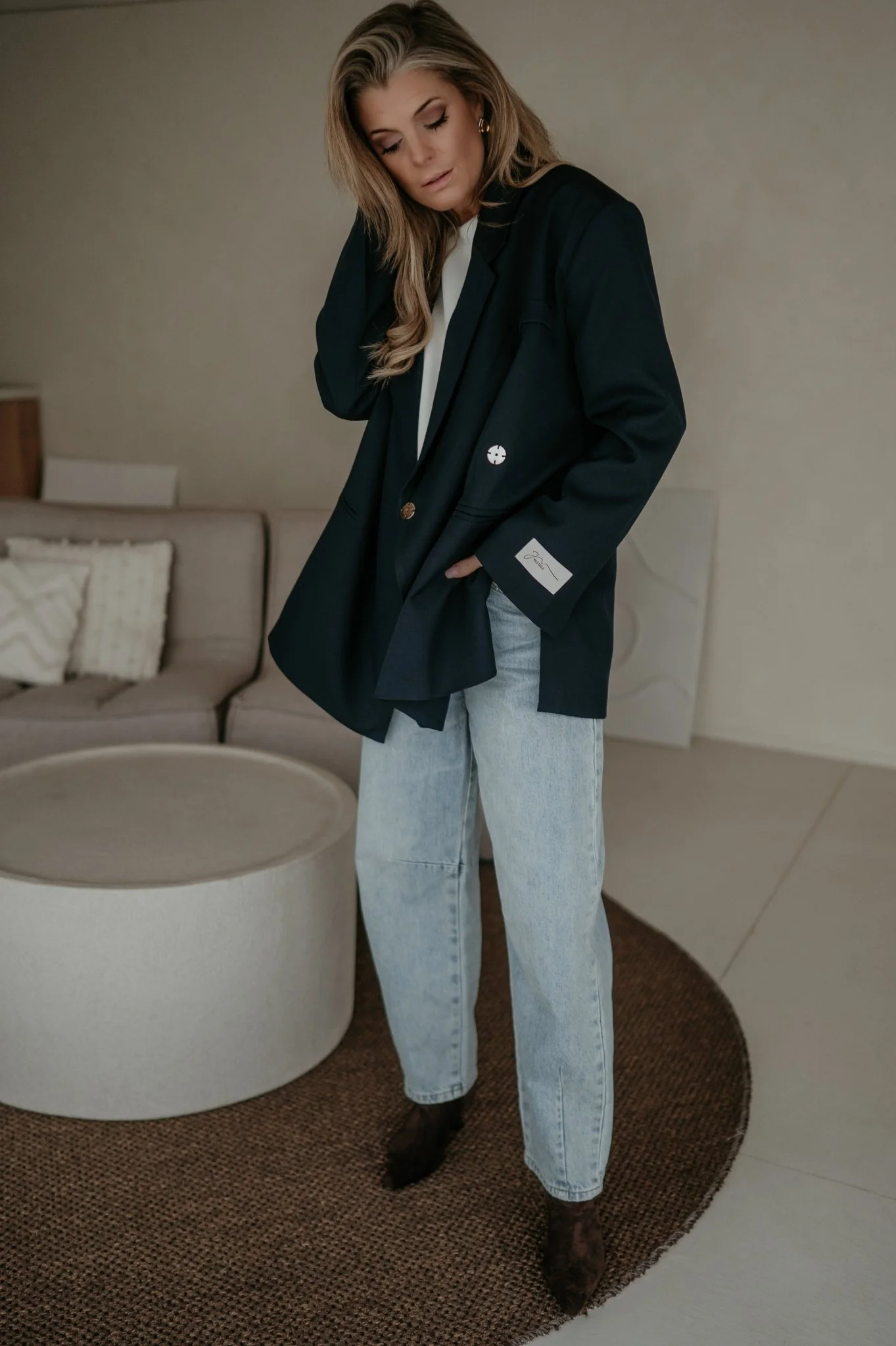 Rabbrivo blazer I Navy Blue - Image 13