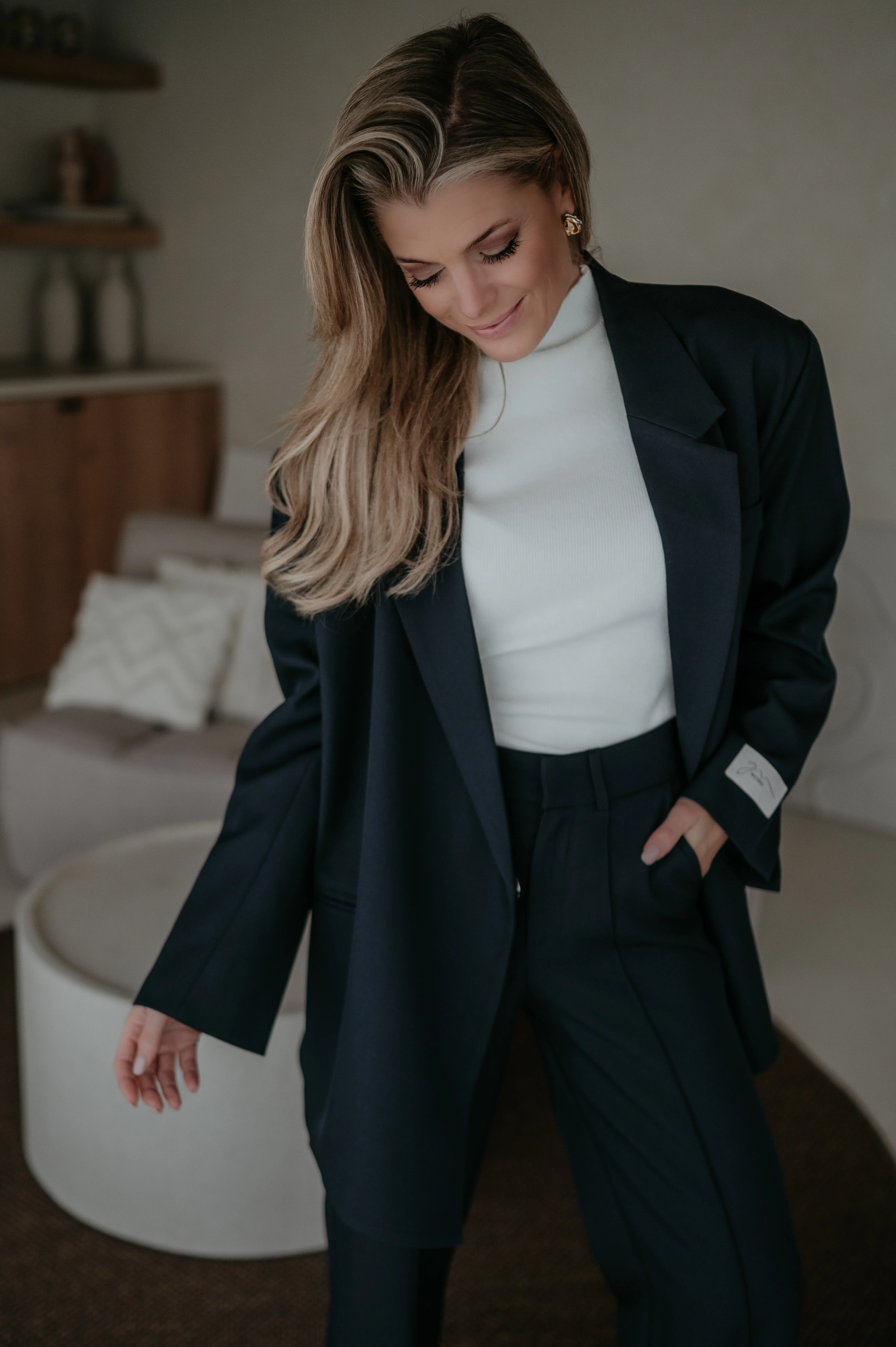 Rabbrivo blazer I Navy Blue - Image 17