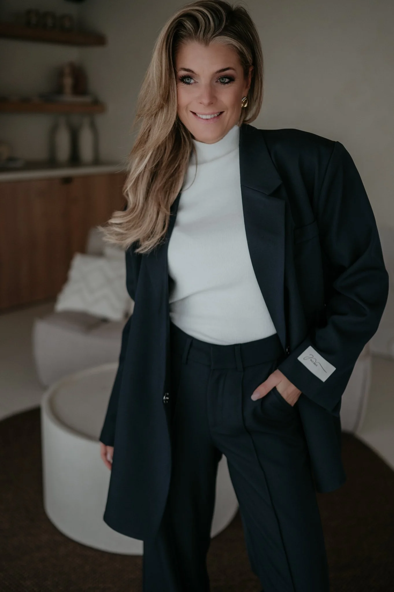 Rabbrivo blazer I Navy Blue - Image 6
