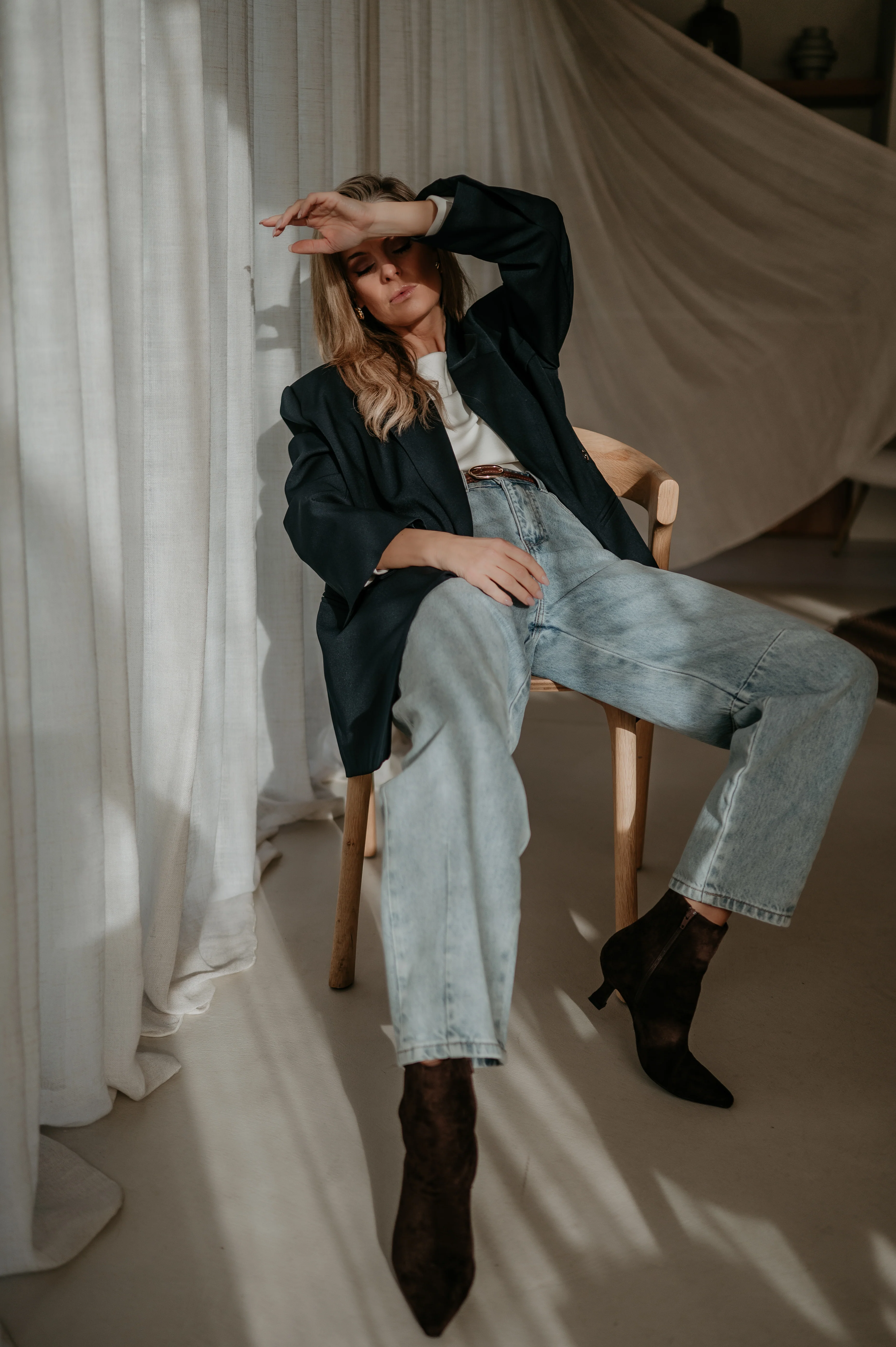 Rabbrivo blazer I Navy Blue - Image 9