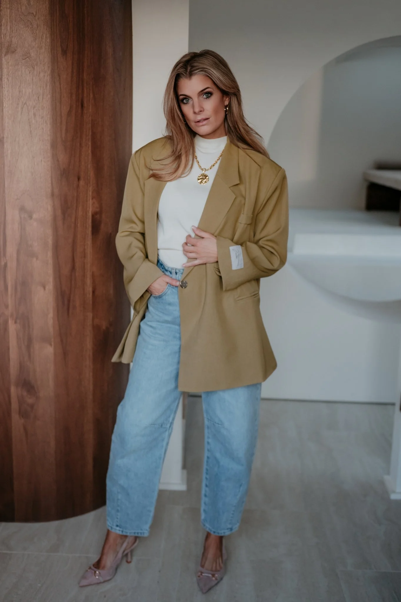 Rabbrivo blazer I Olive - Image 3