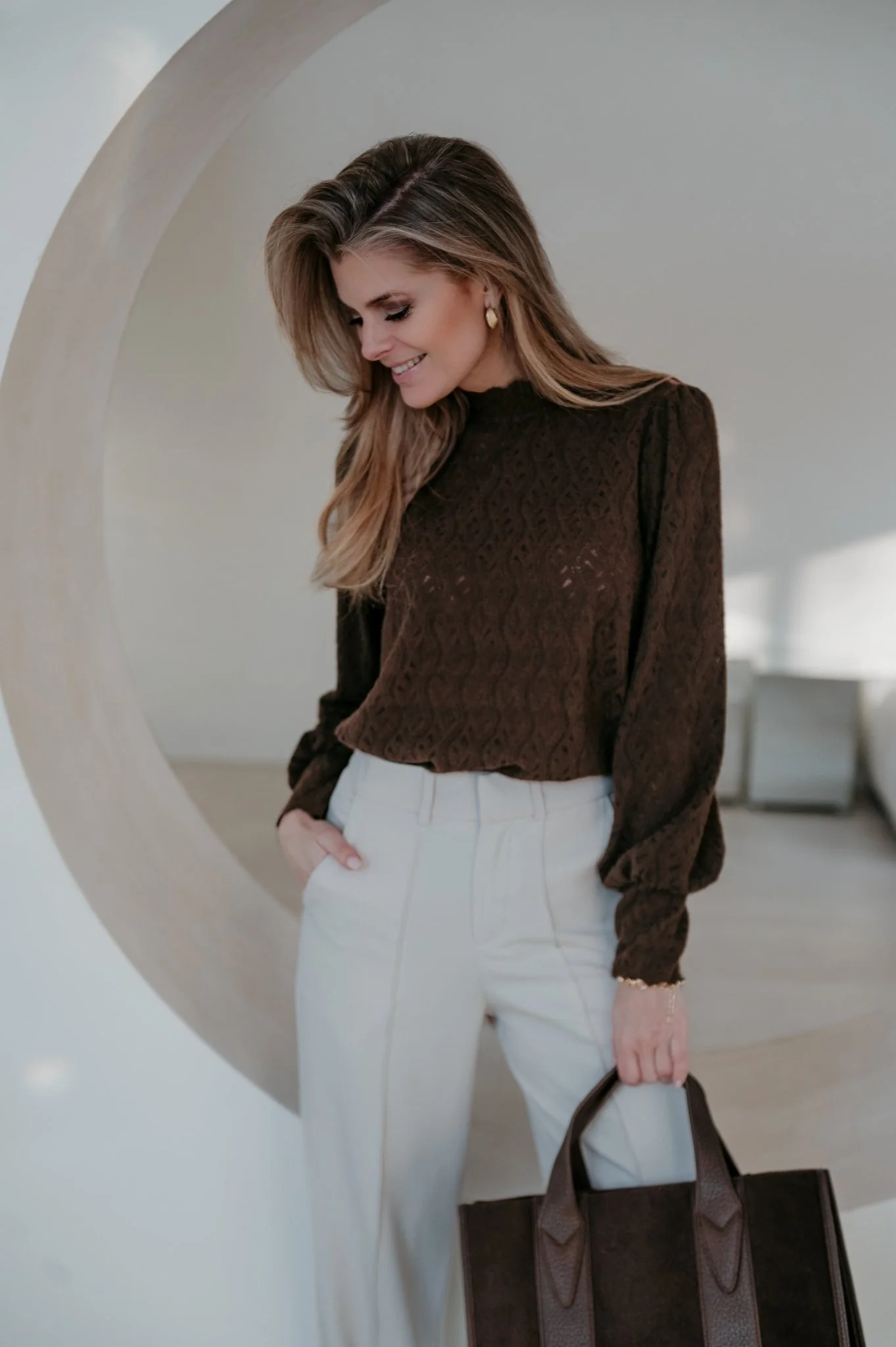Radeli top I Chocolate Brown - Image 3