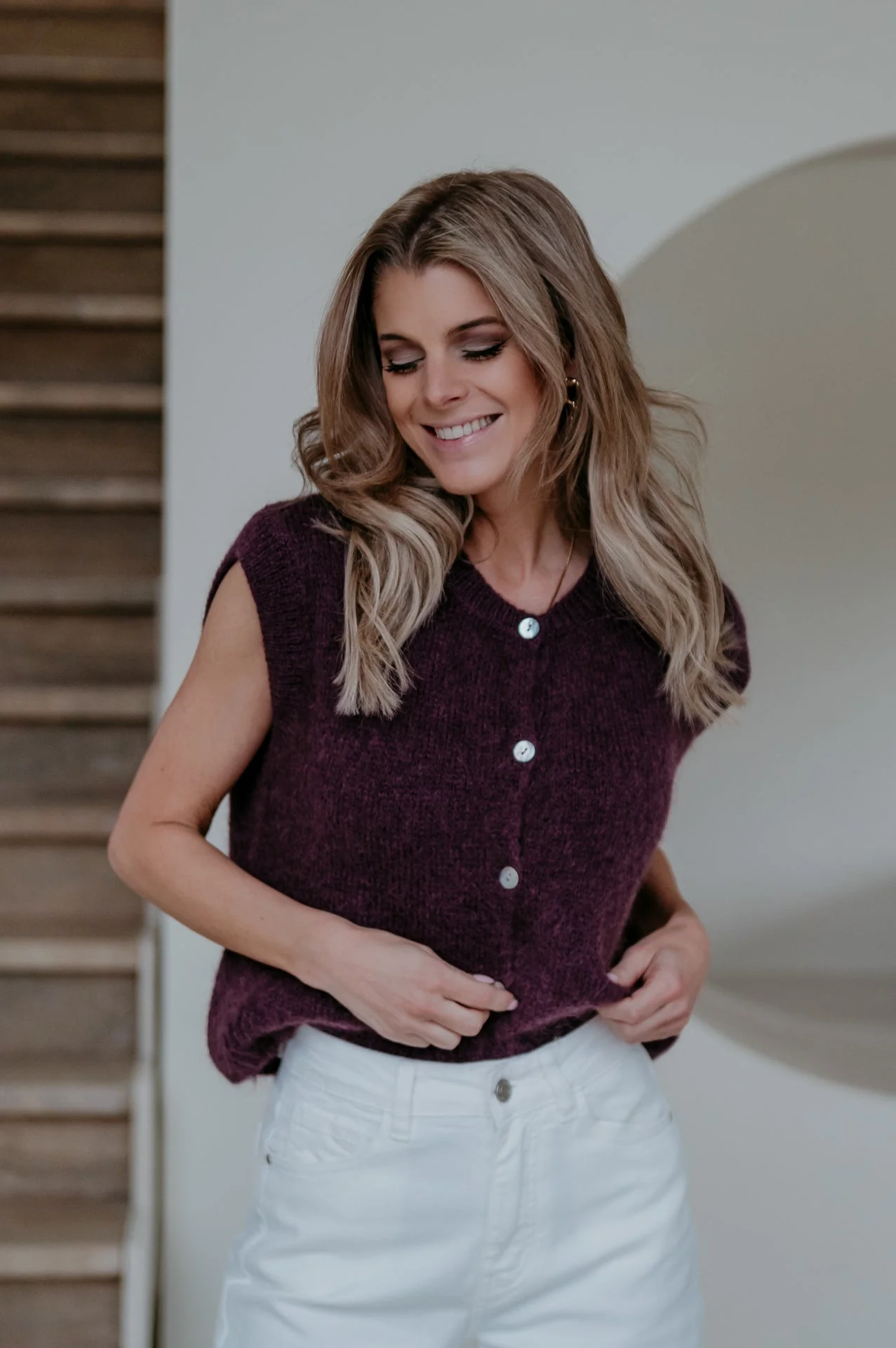 Rantolare gilet I Aubergine