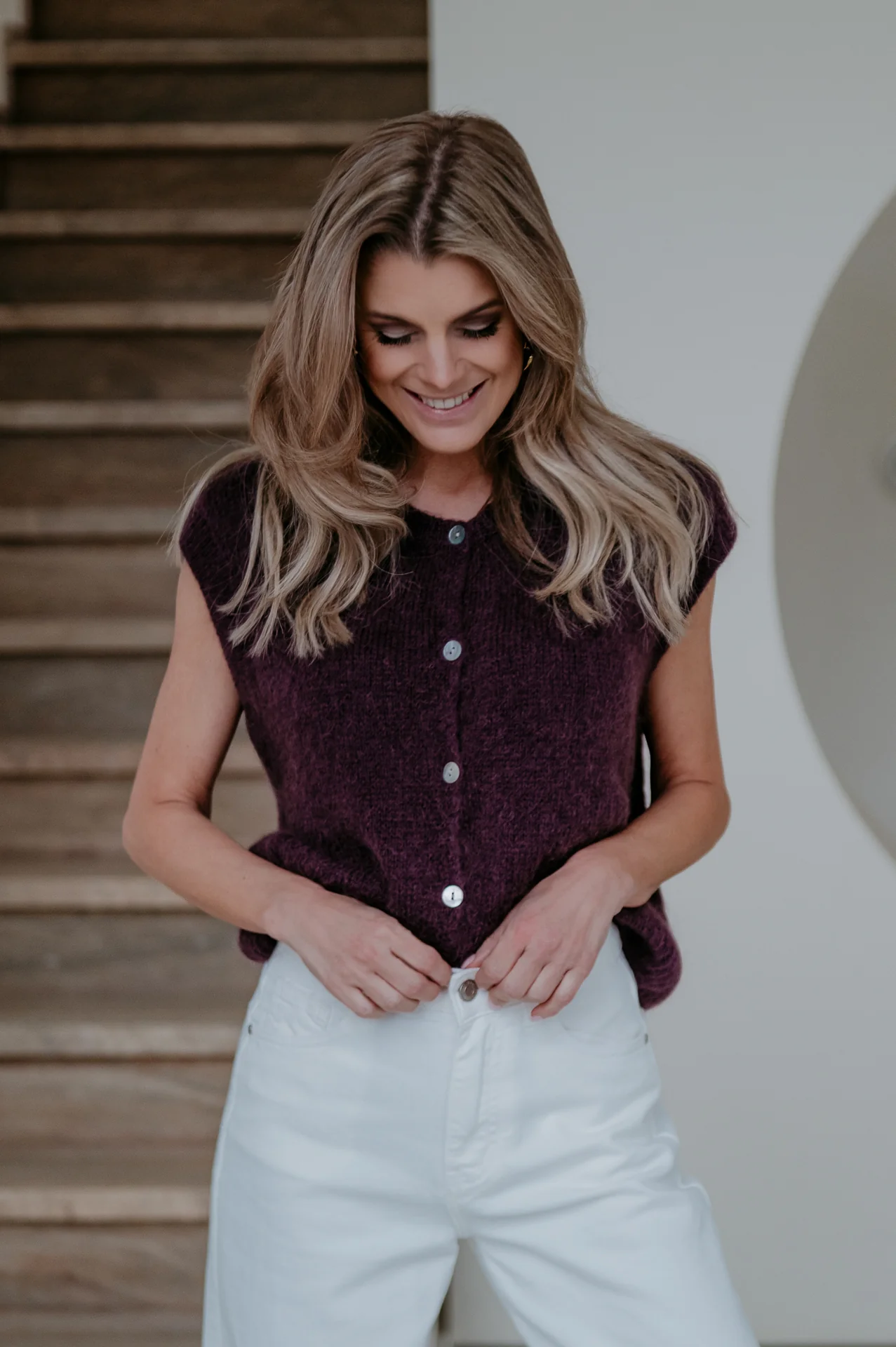 Rantolare gilet I Aubergine - Image 6