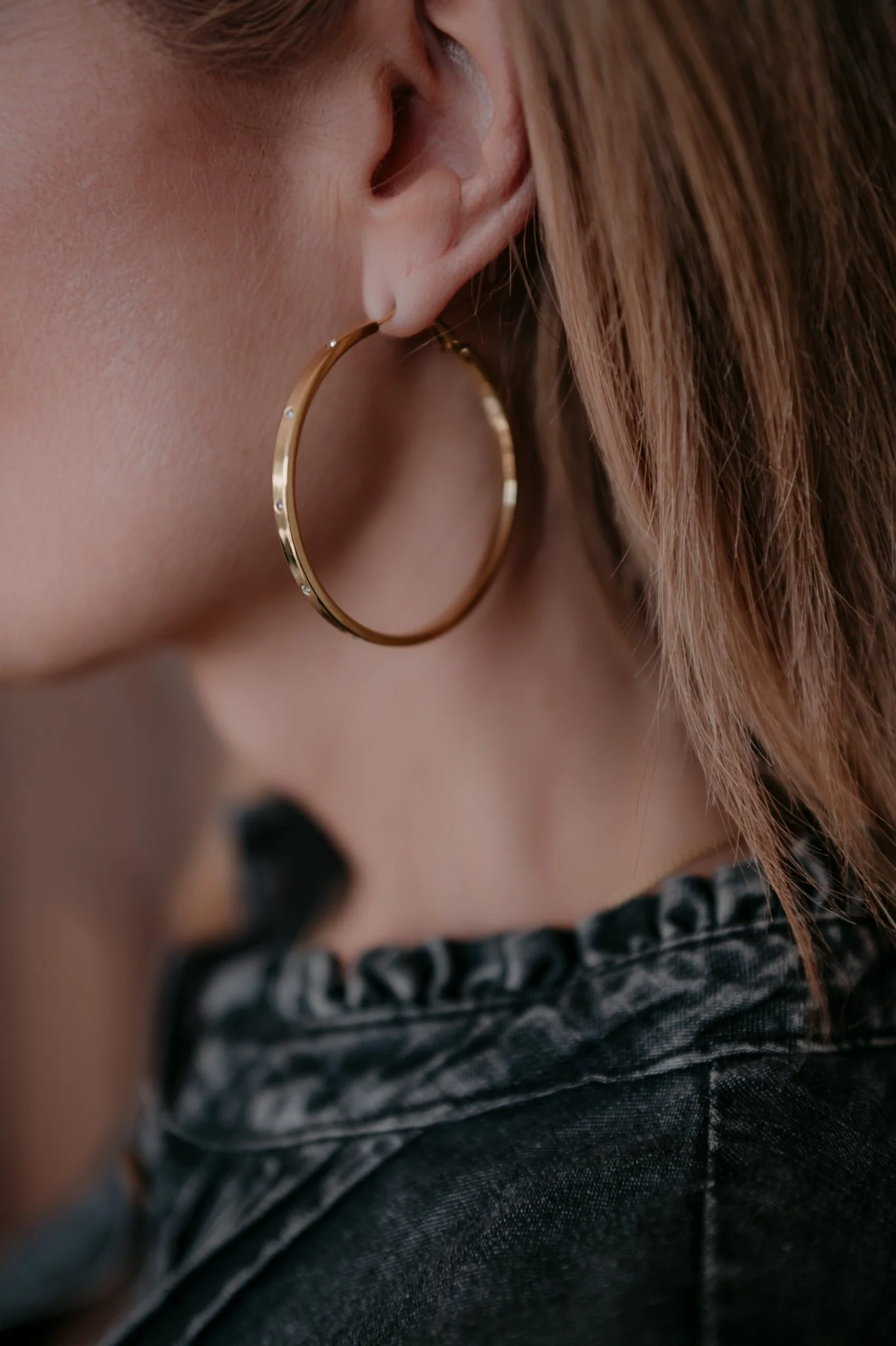 Ride earrings I Gold - Image 3