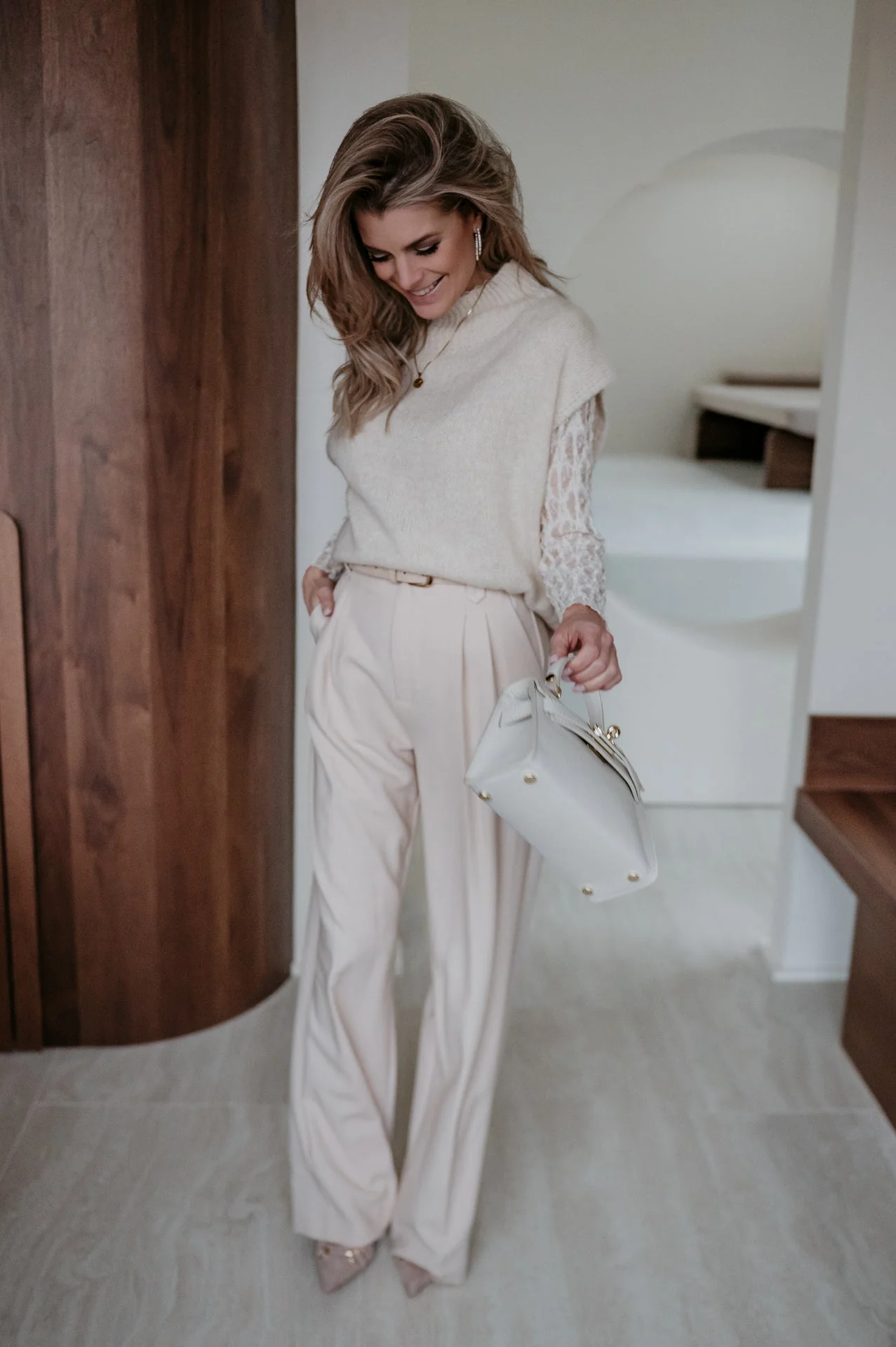 Rigado knit & top I Beige - Image 14
