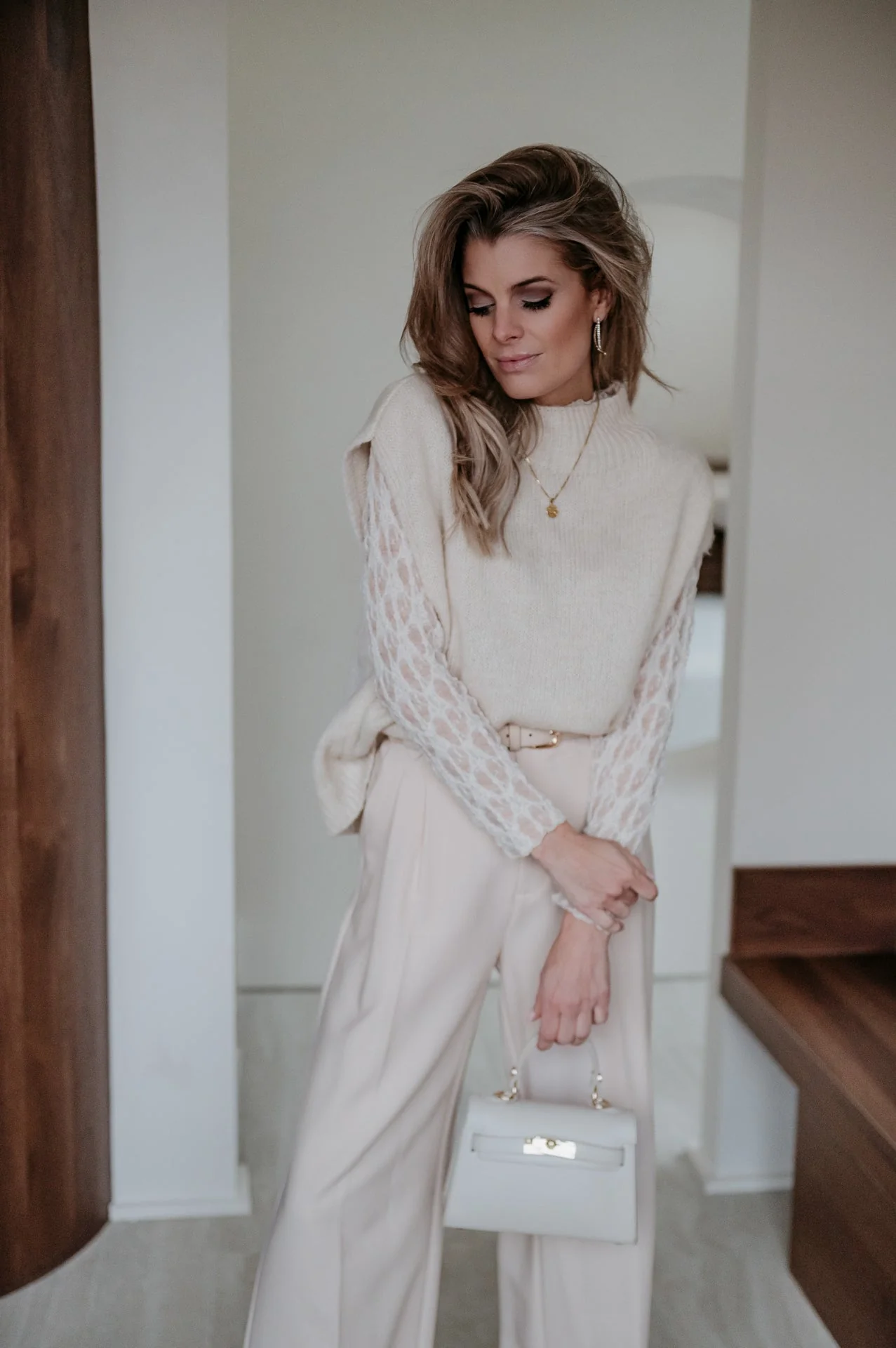 Rigado knit & top I Beige - Image 3