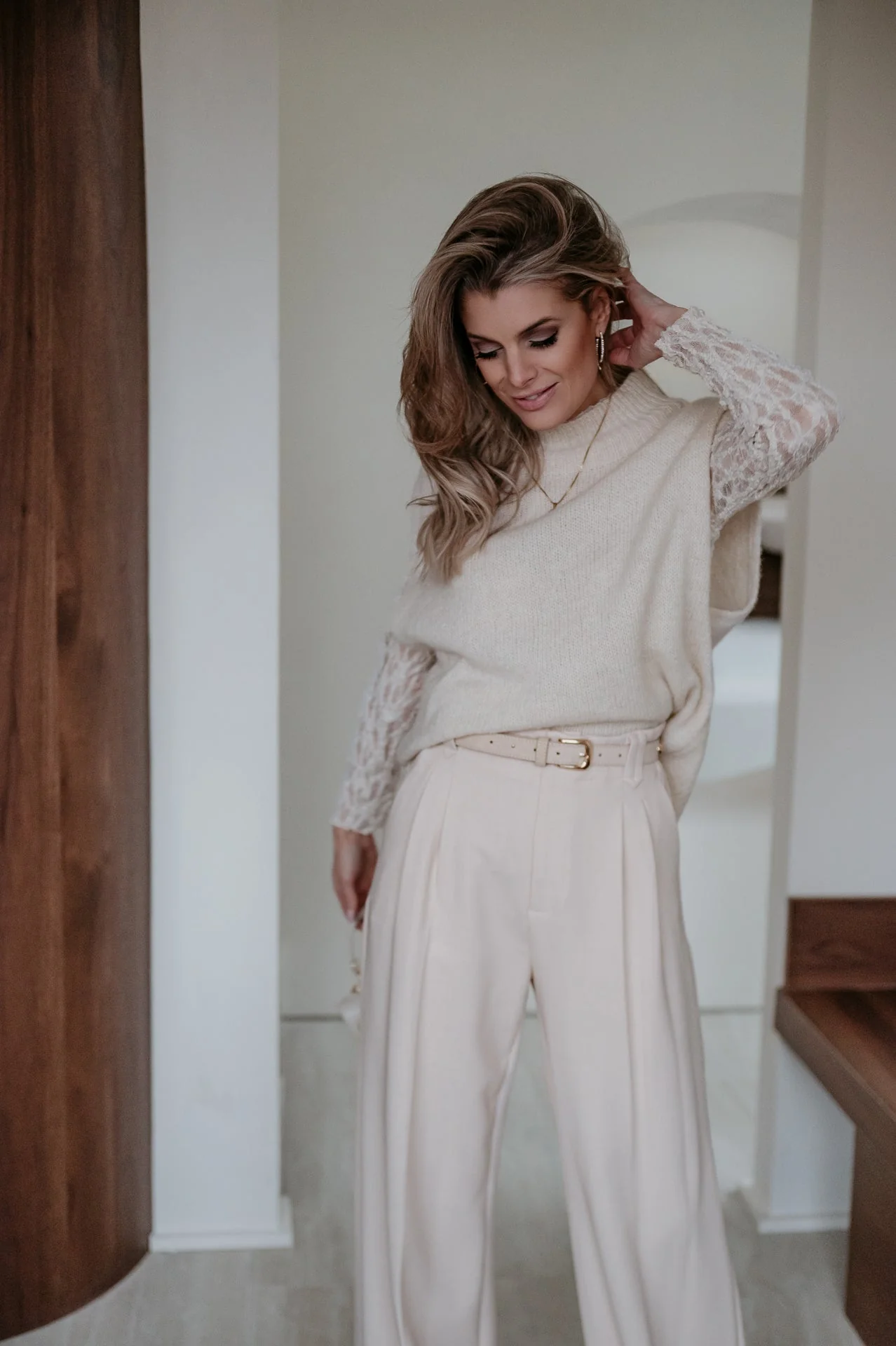 Rigado knit & top I Beige - Image 9