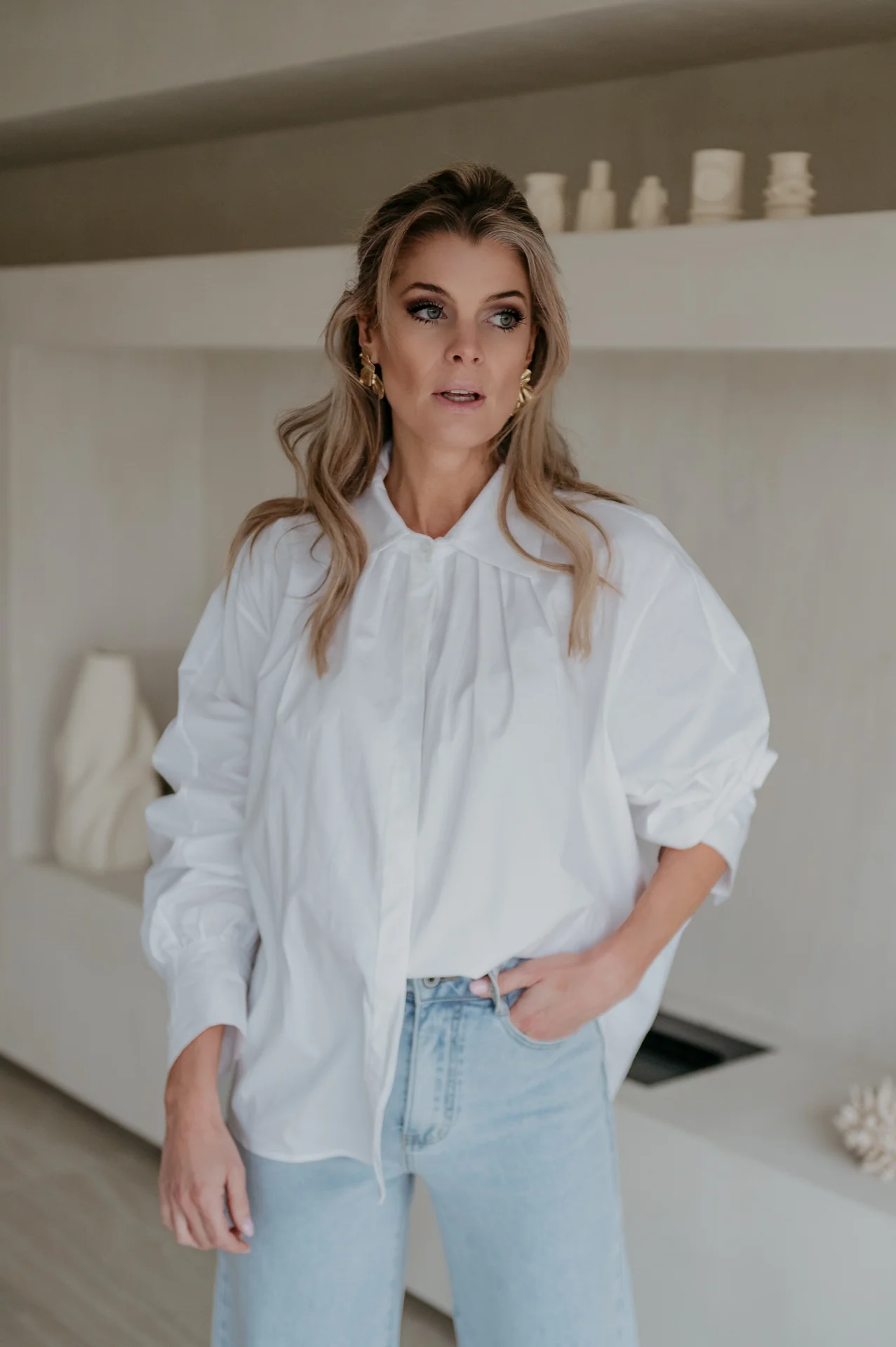 Sadeli shirt I White - Image 12