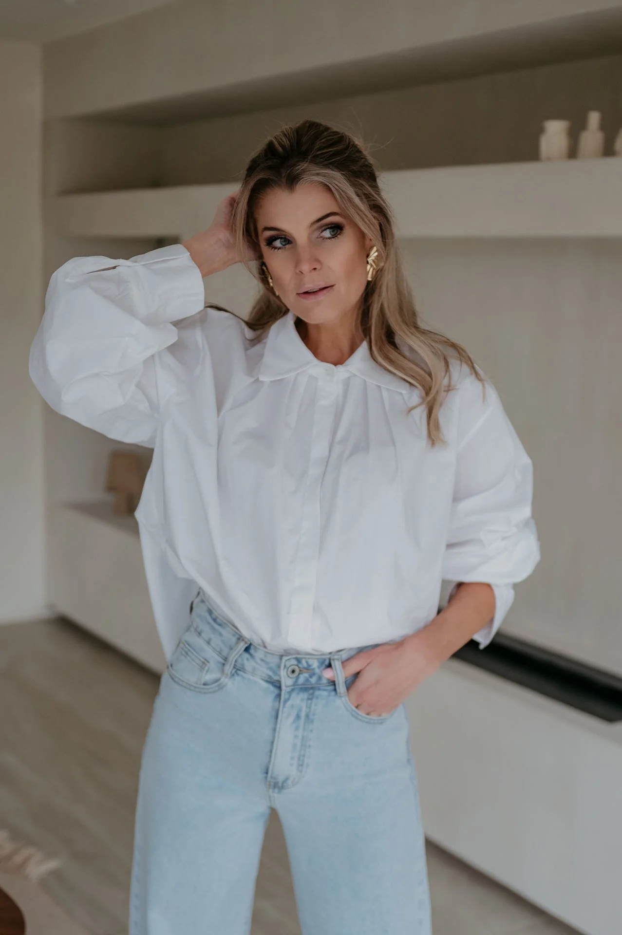 Sadeli shirt I White - Image 13