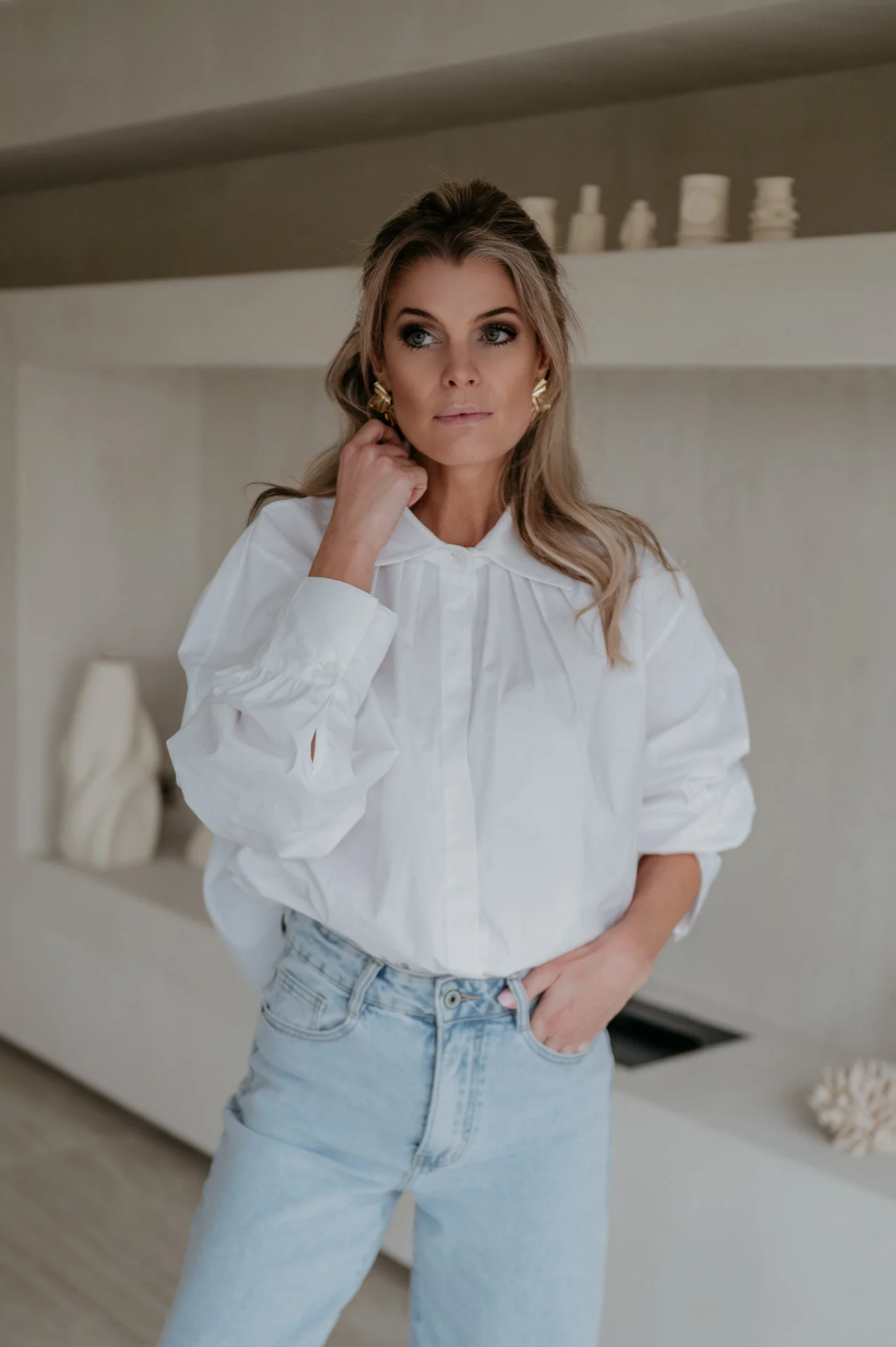 Sadeli shirt I White - Image 6