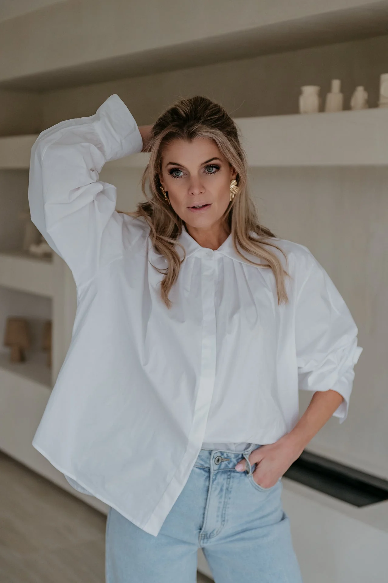 Sadeli shirt I White - Image 8