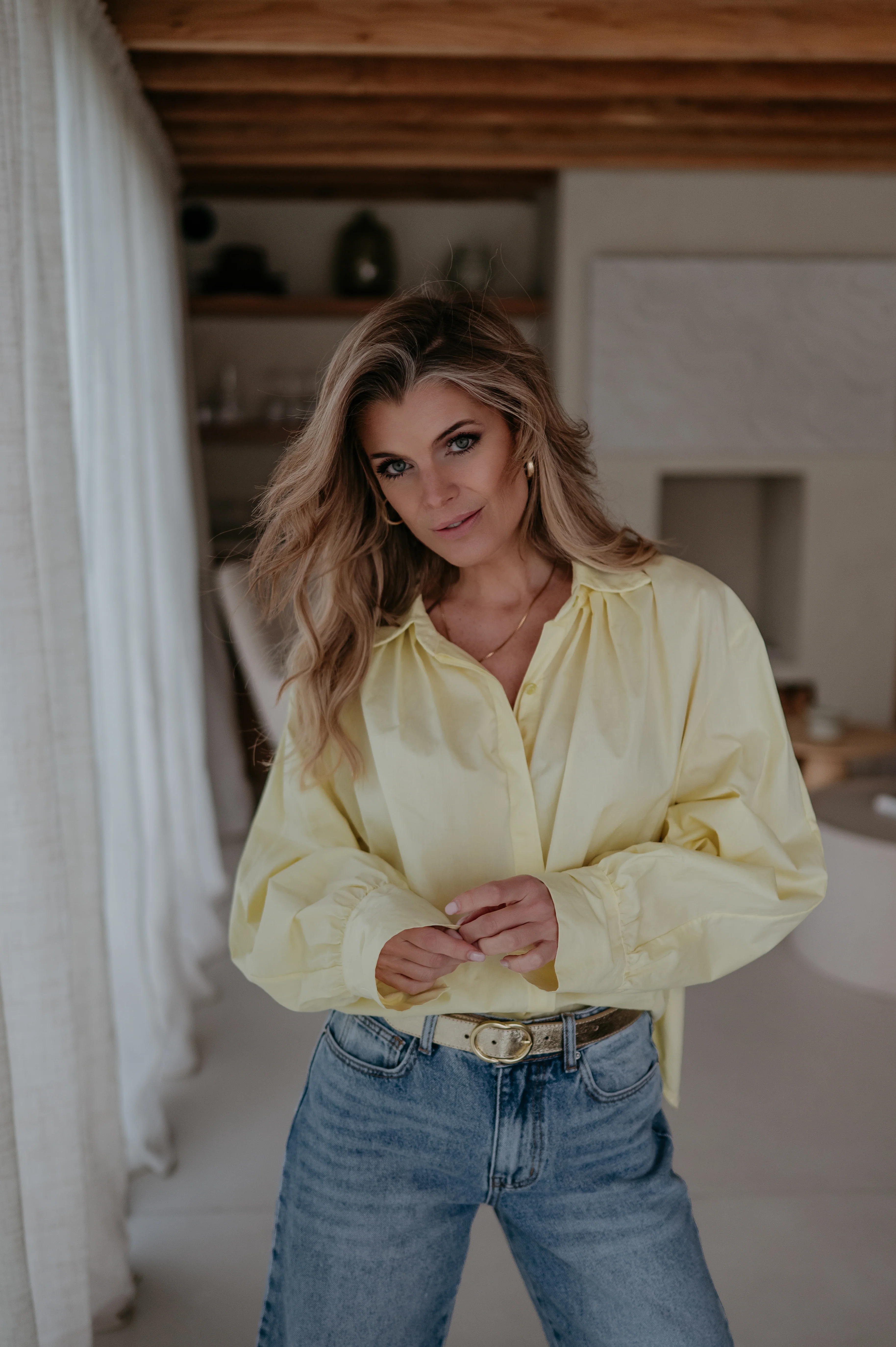 Sadeli shirt I Yellow - Image 6