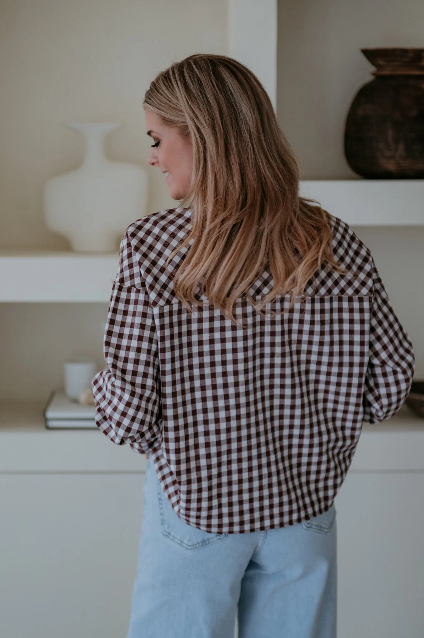Saduri blouse I Brown - Image 6