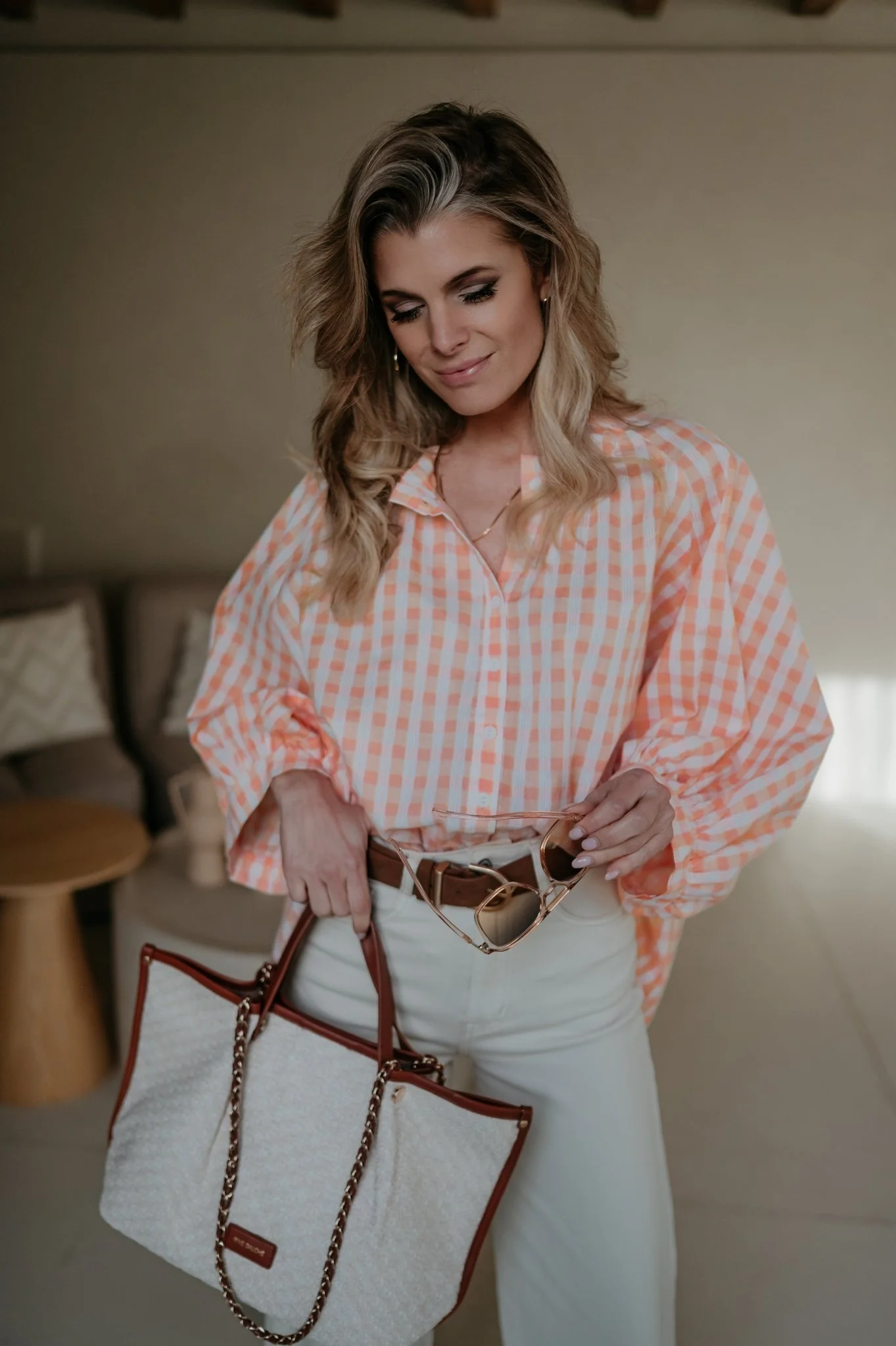 Santi shirt I Peach - Image 12