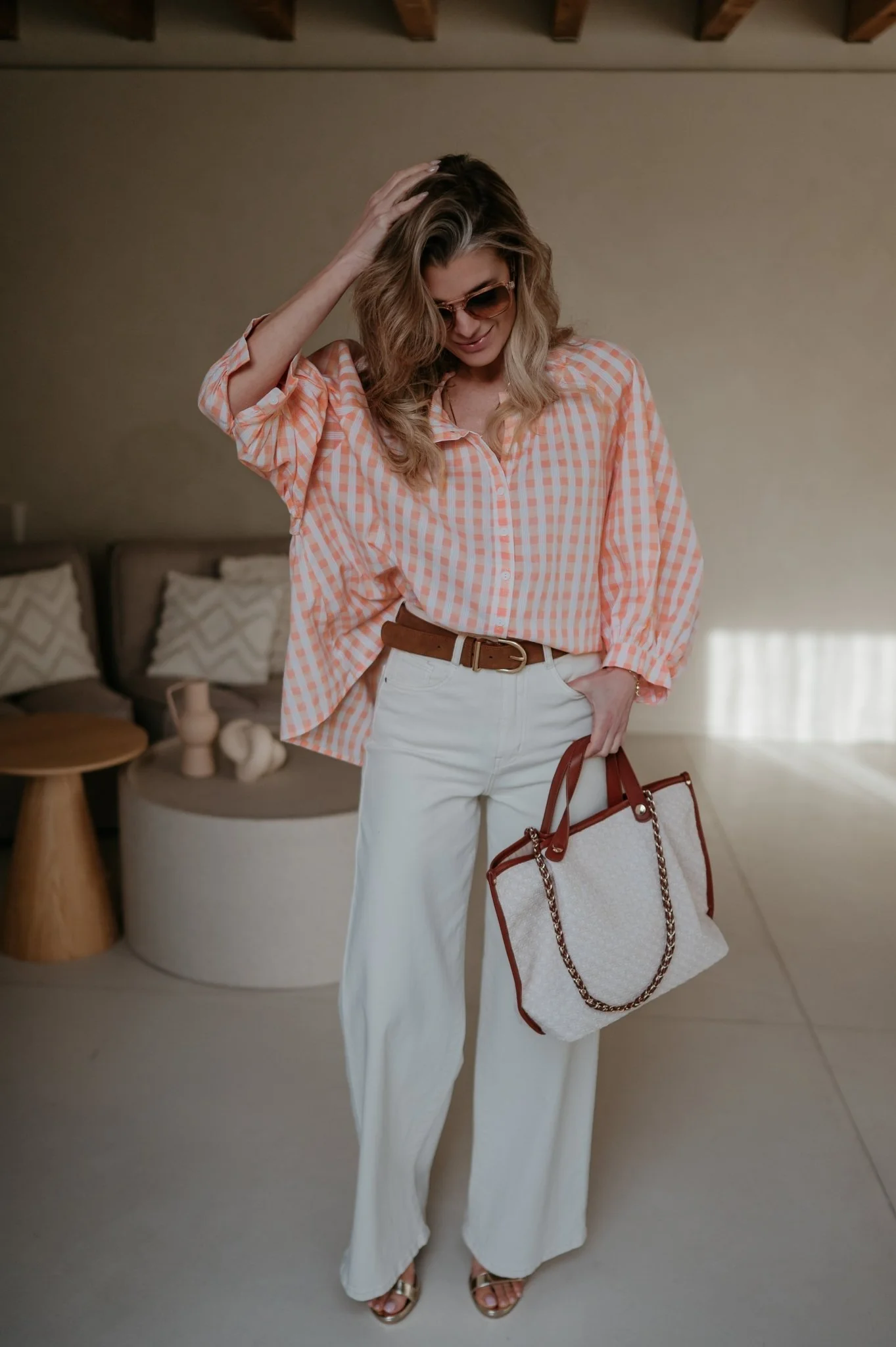 Santi shirt I Peach - Image 13