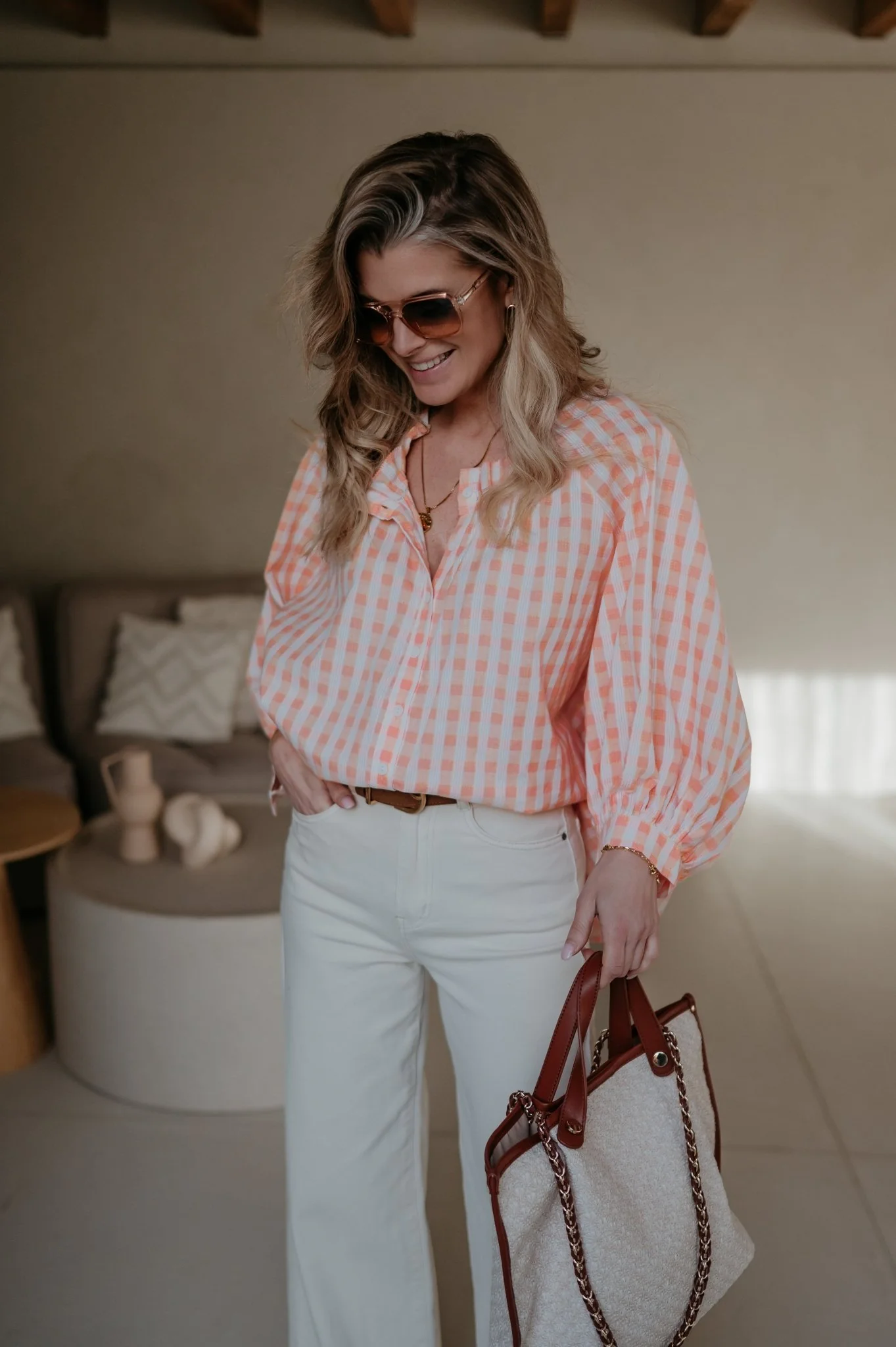Santi shirt I Peach - Image 4