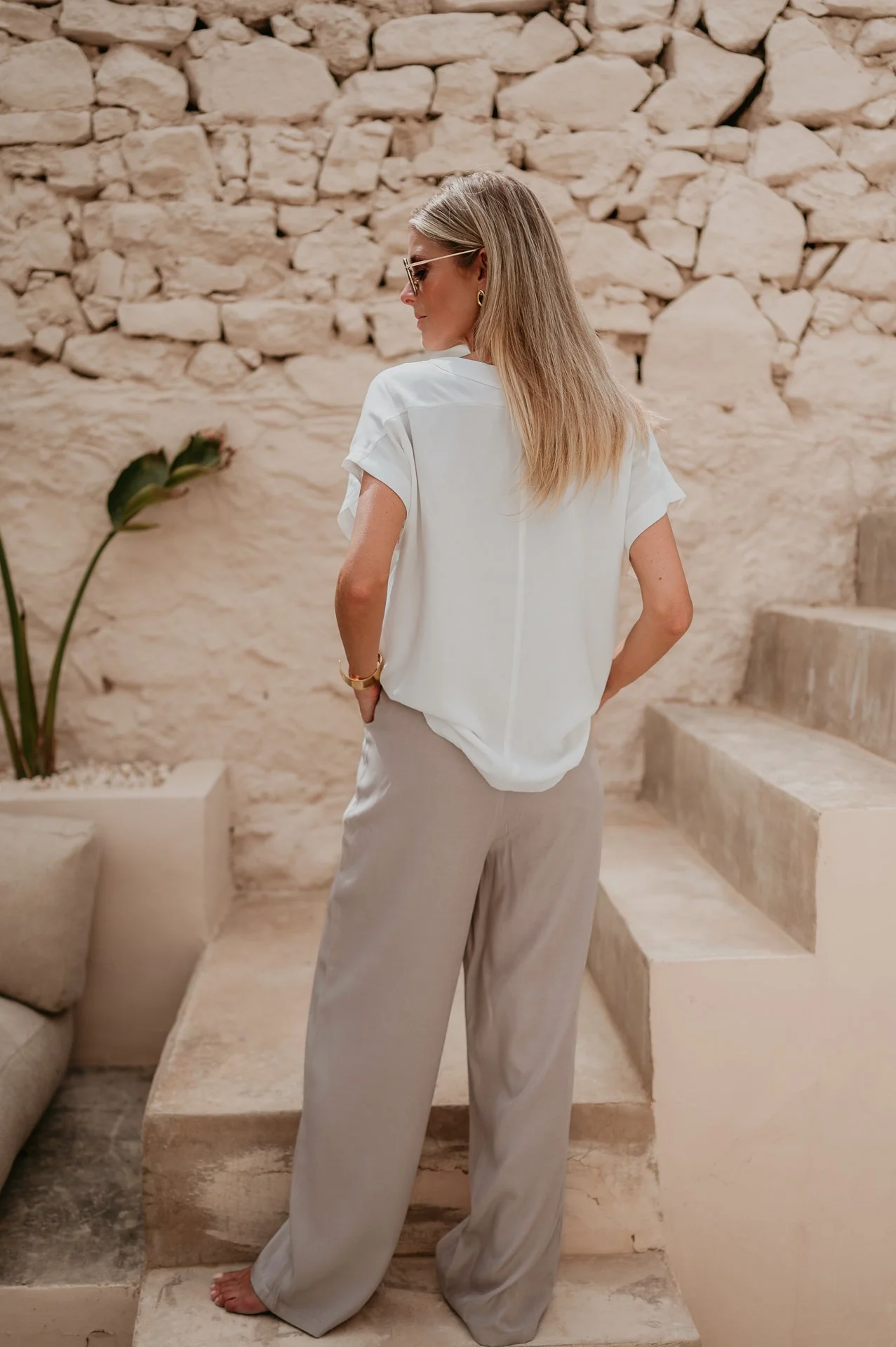 Segue trousers I Beige - Image 8
