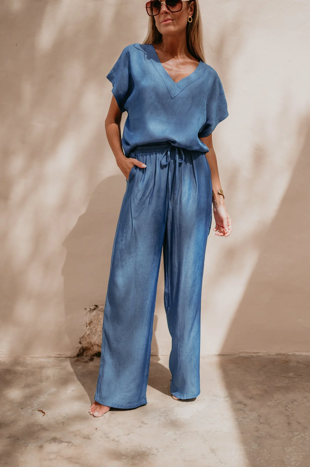 Segue trousers I Blue - Image 2