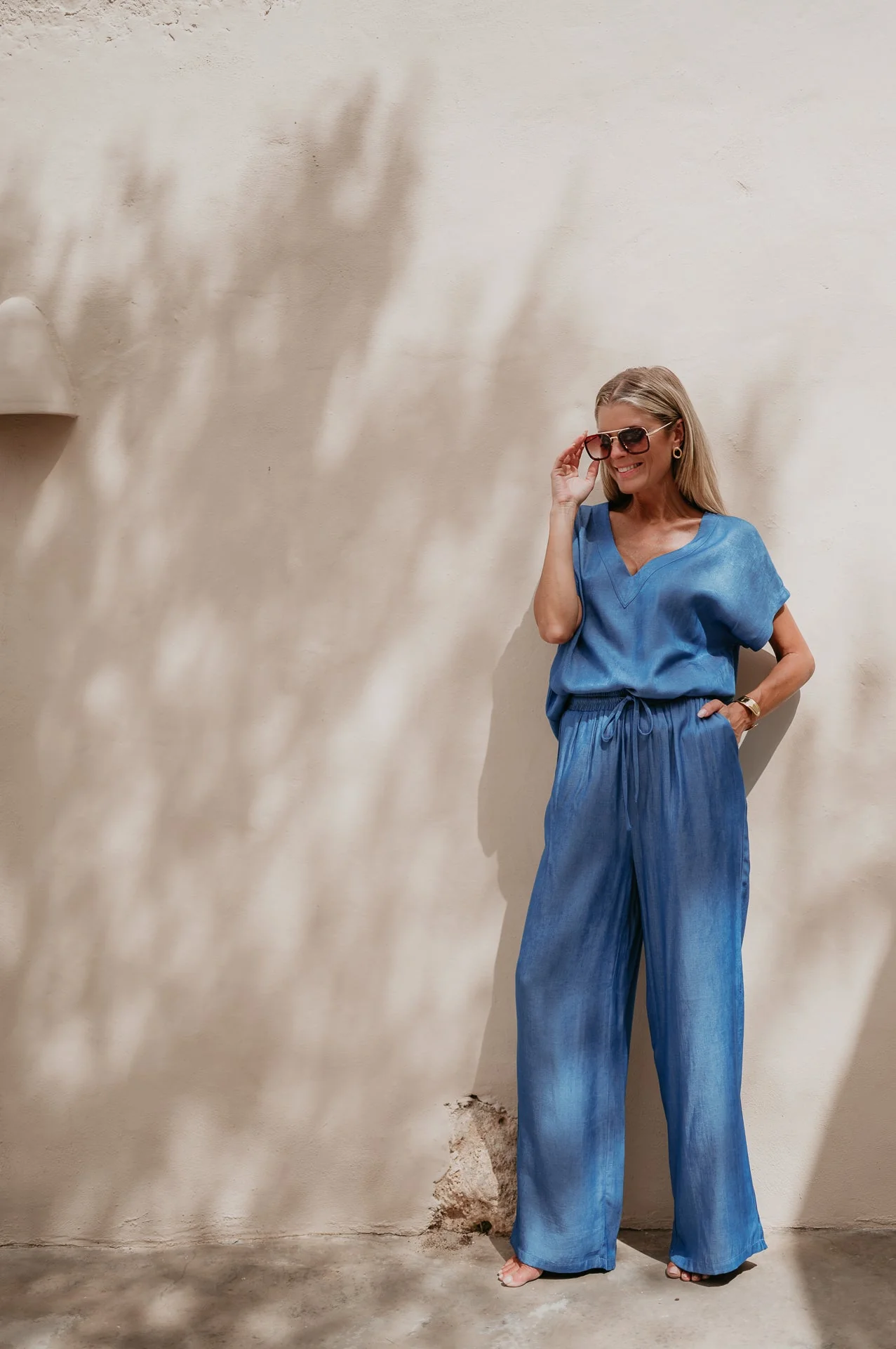 Segue trousers I Blue - Image 3