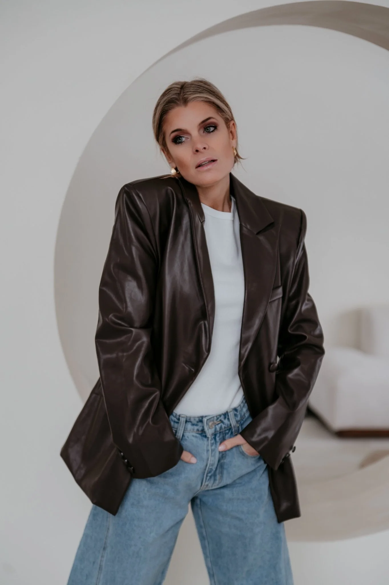 Sieno blazer I Chocolate Brown
