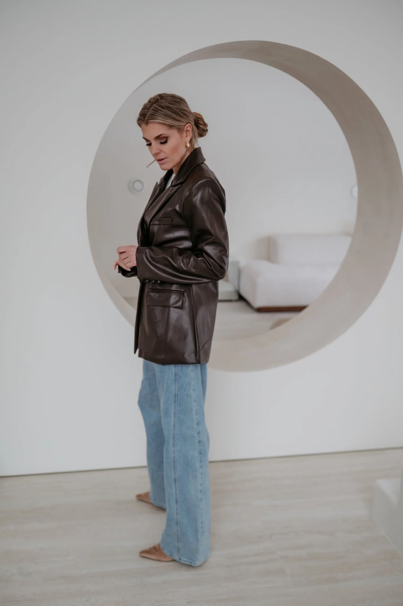 Sieno blazer I Chocolate Brown - Image 12