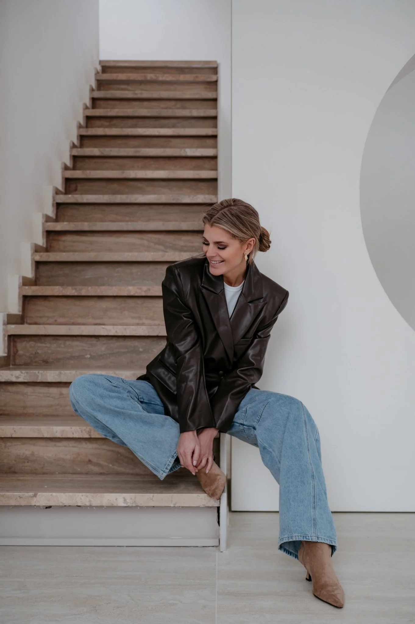 Sieno blazer I Chocolate Brown - Image 14