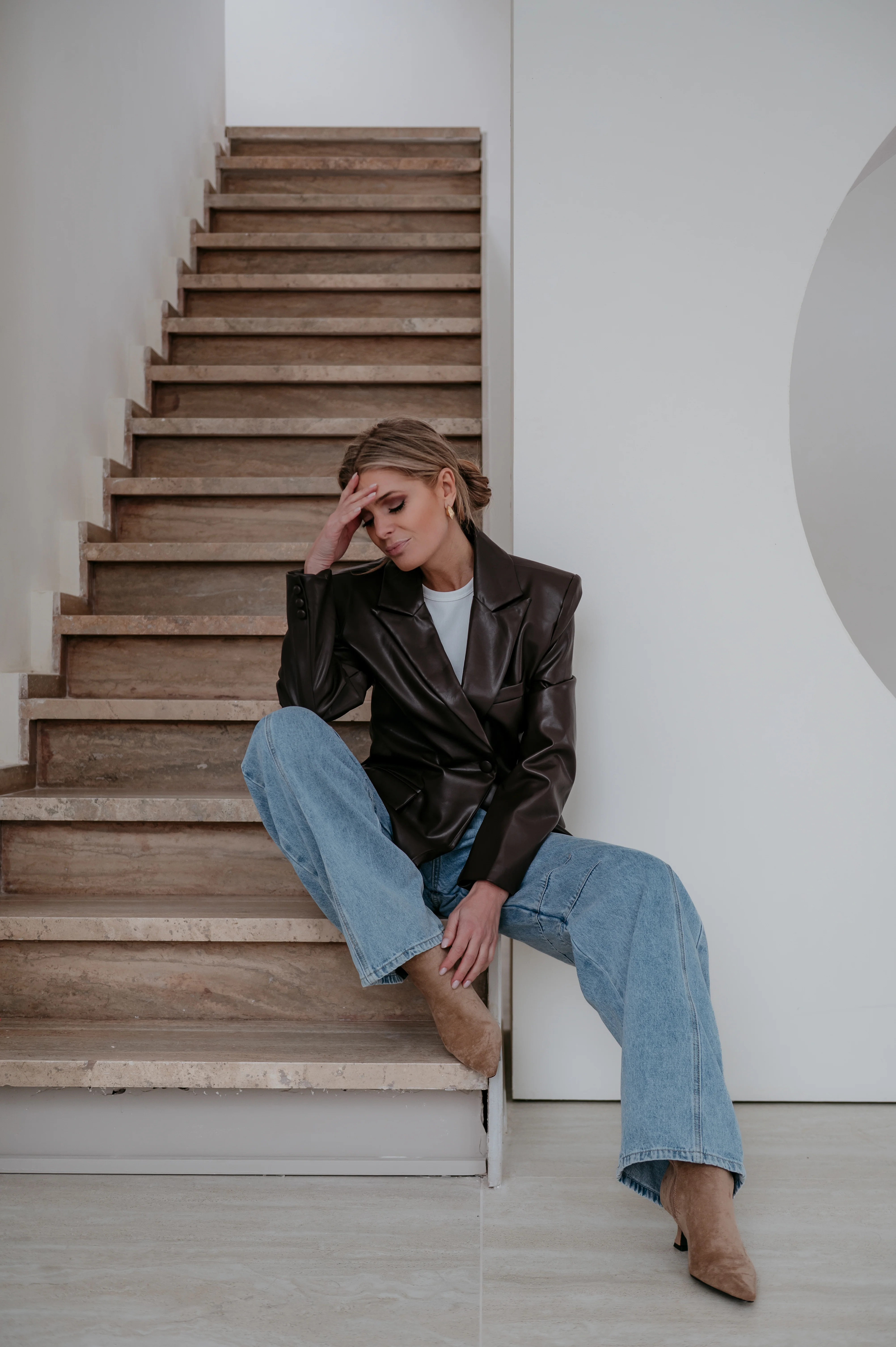 Sieno blazer I Chocolate Brown - Image 4