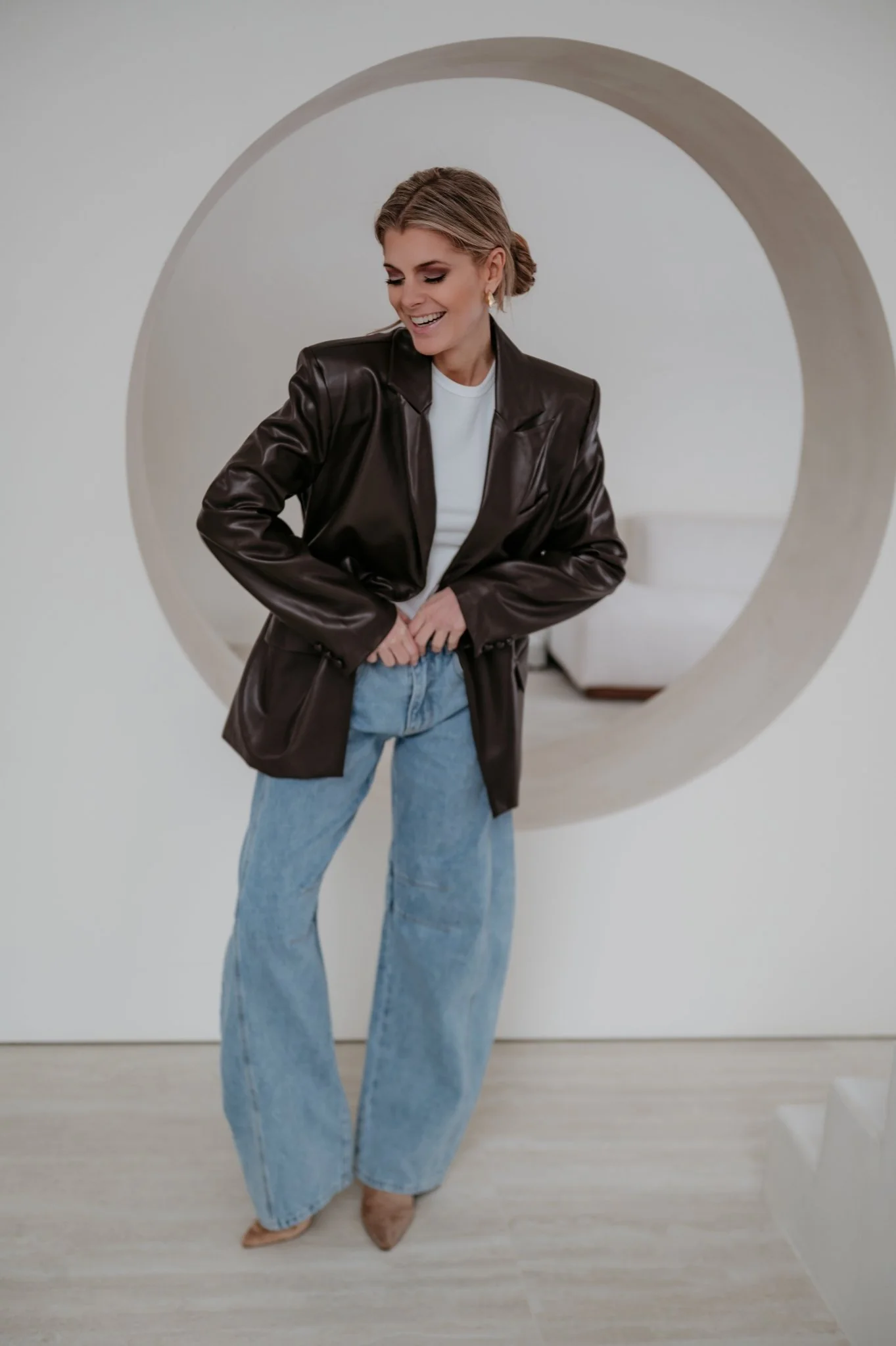 Sieno blazer I Chocolate Brown - Image 8